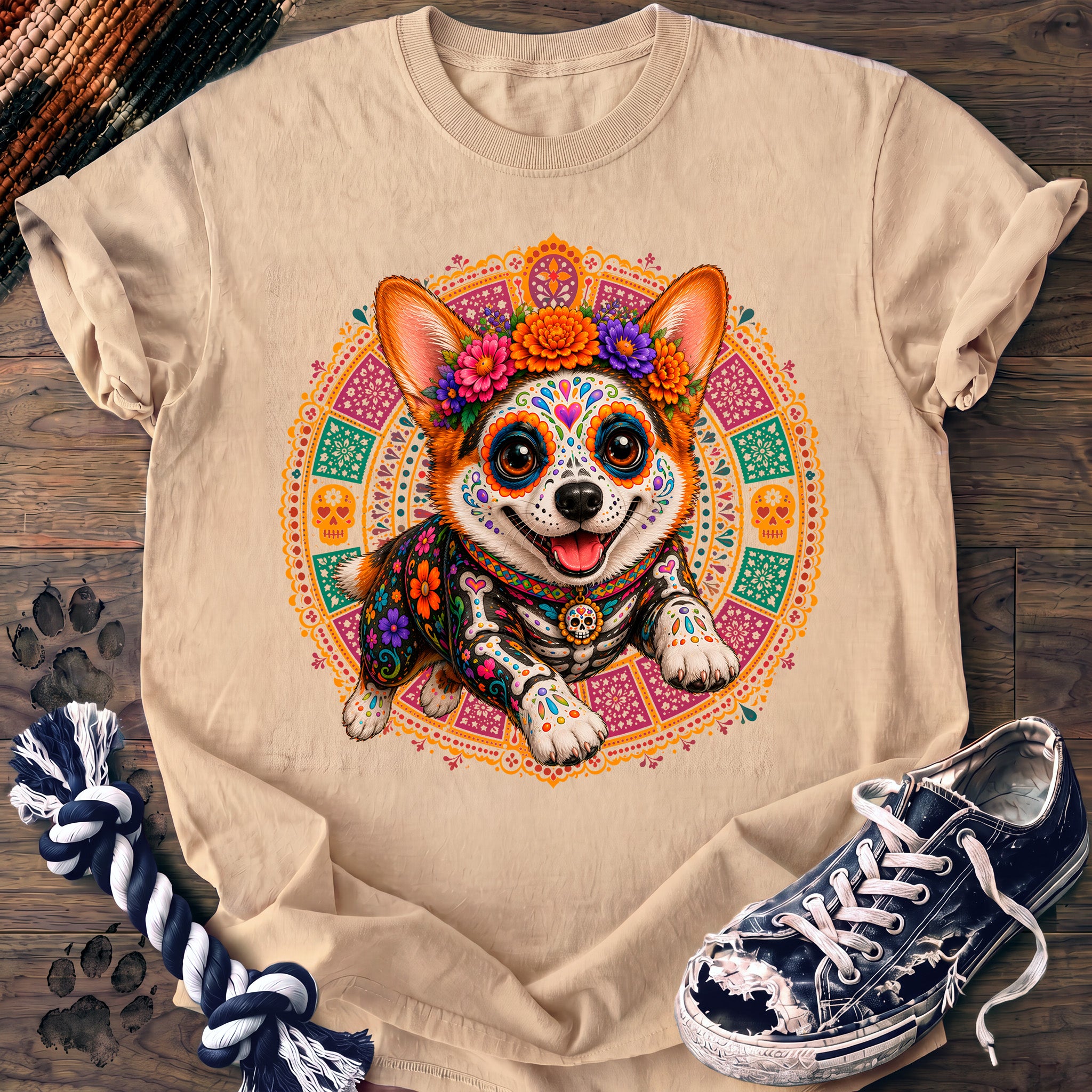 PAWSSION CLUB t-shirt in Ivory color - SKU PC-0546