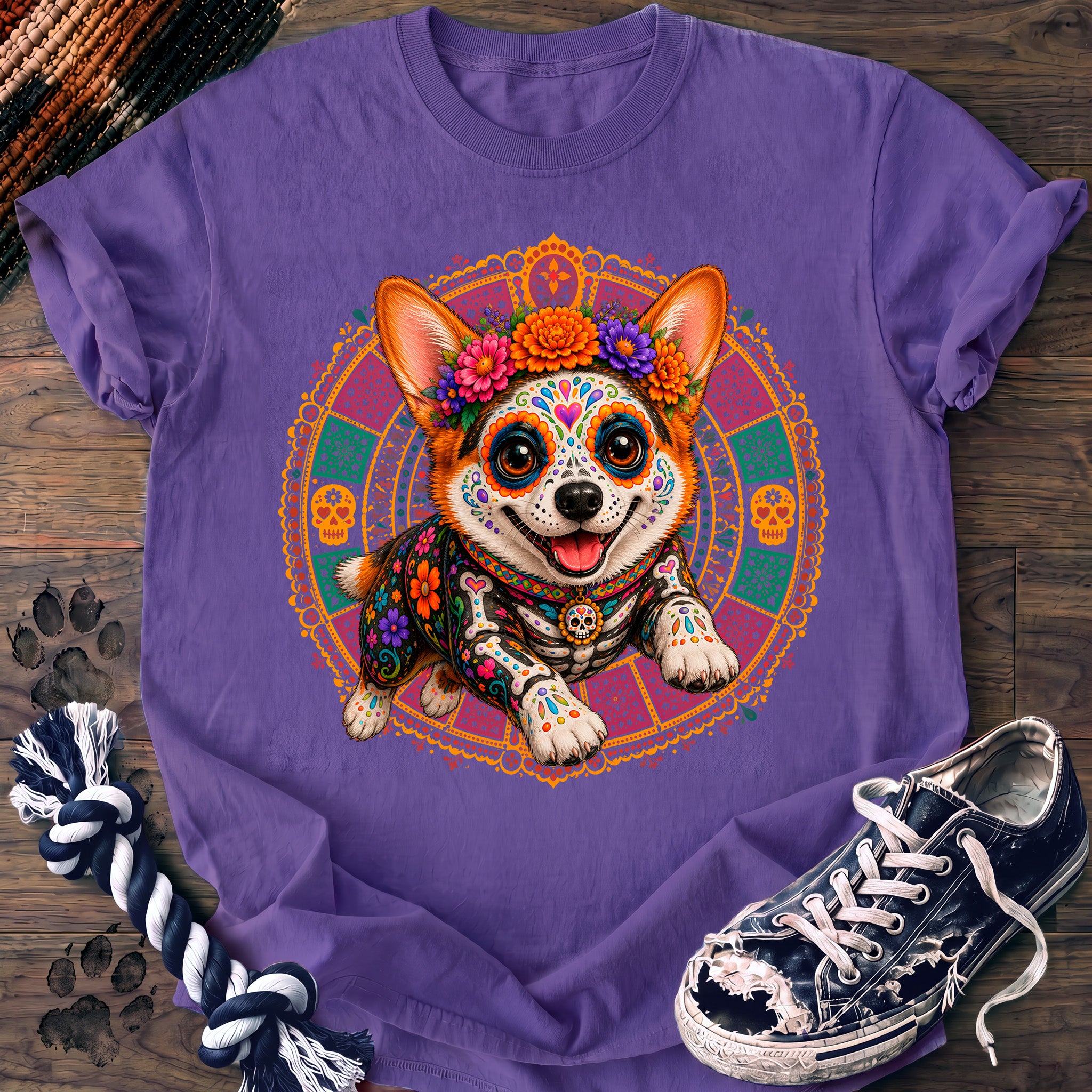 PAWSSION CLUB t-shirt in Violet color - SKU PC-0546