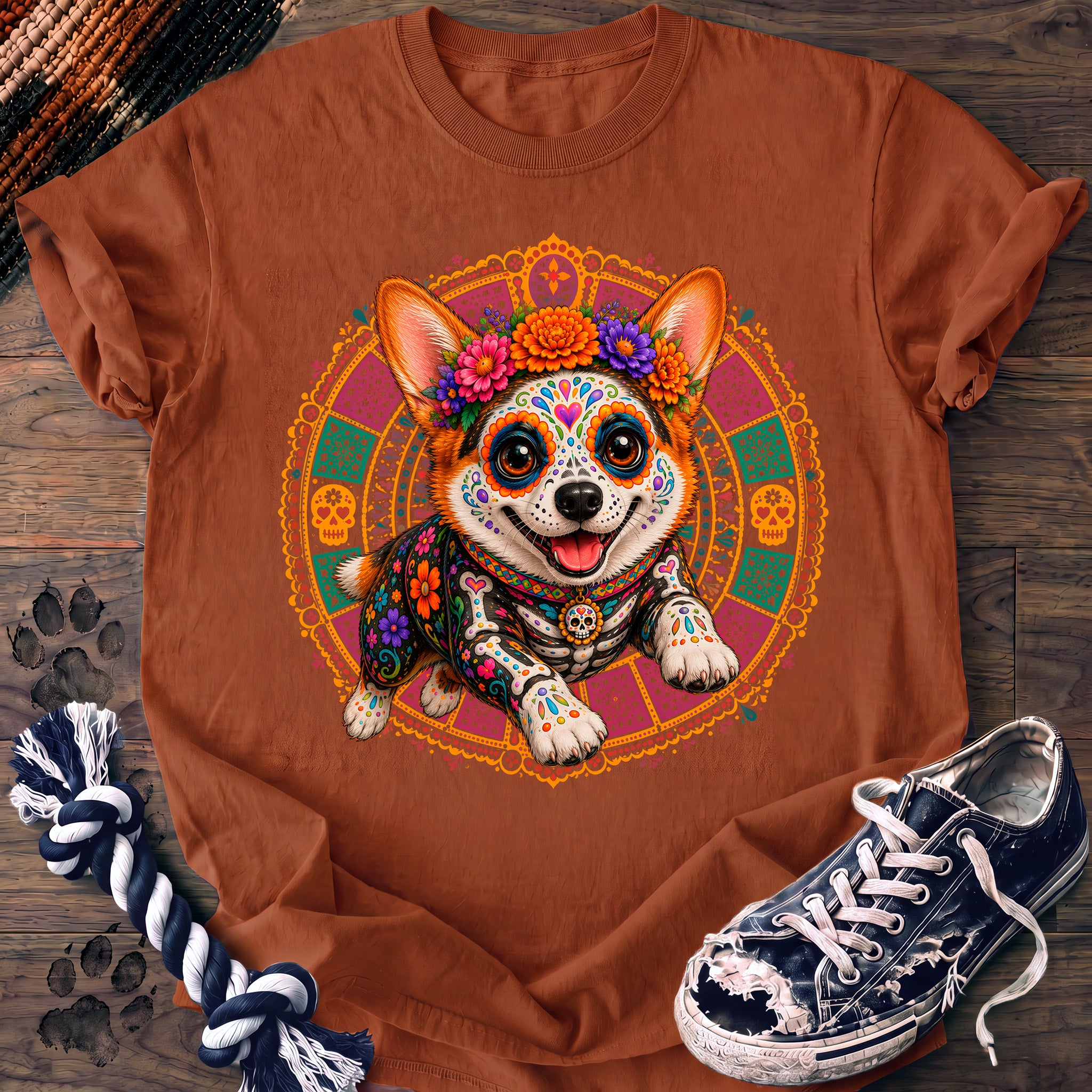 PAWSSION CLUB t-shirt in Yam color - SKU PC-0546