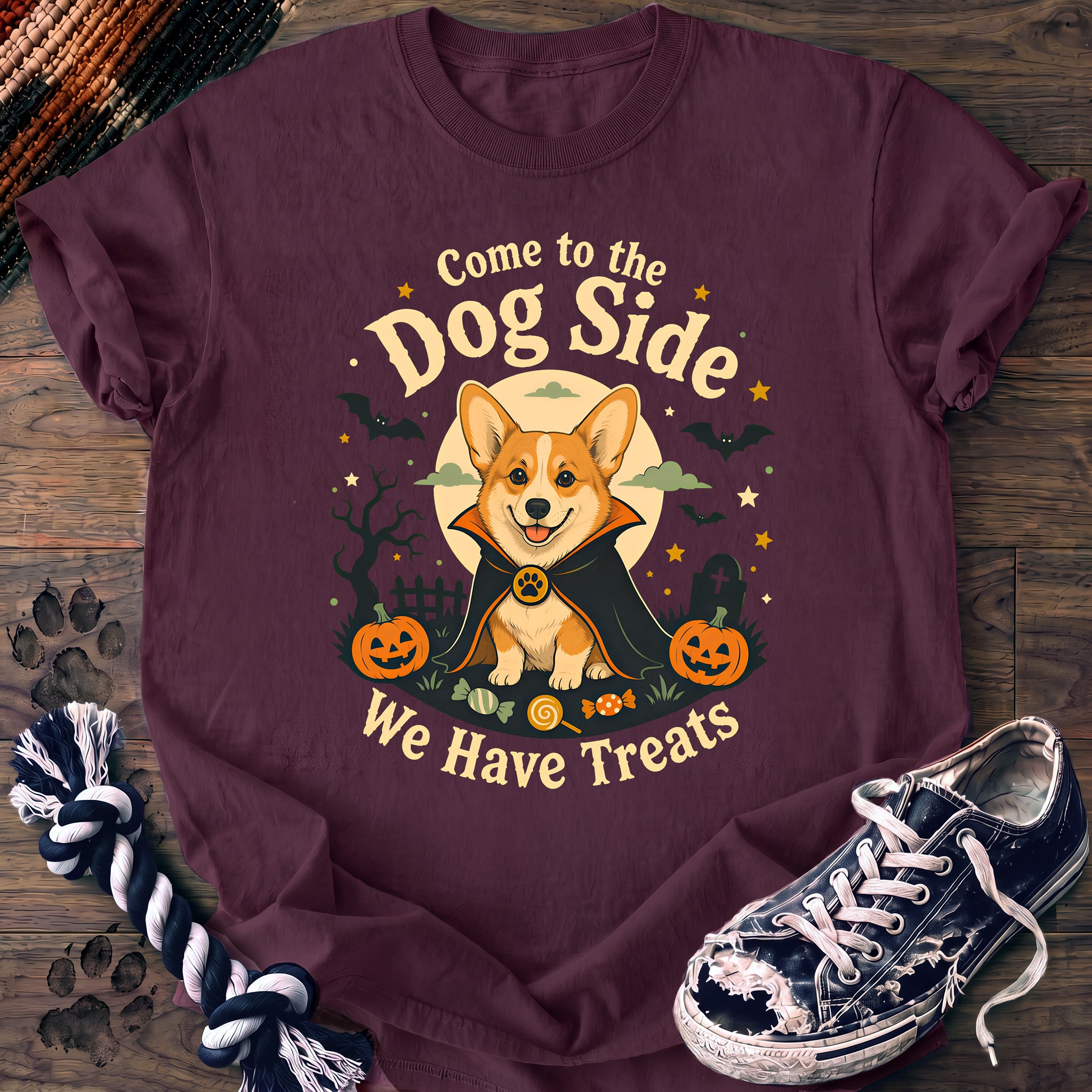 PAWSSION CLUB t-shirt in Berry color - SKU PC-0549