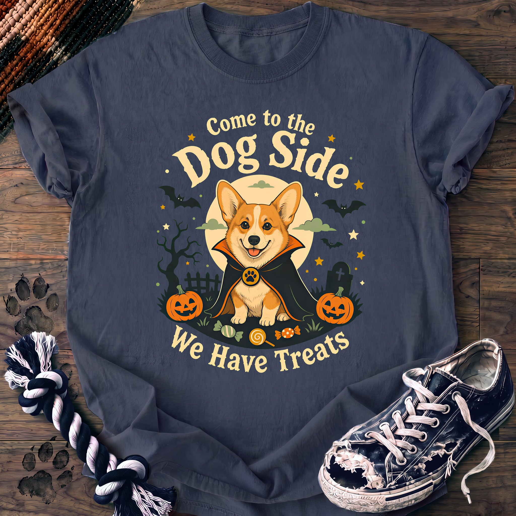 PAWSSION CLUB t-shirt in BlueJean color - SKU PC-0549
