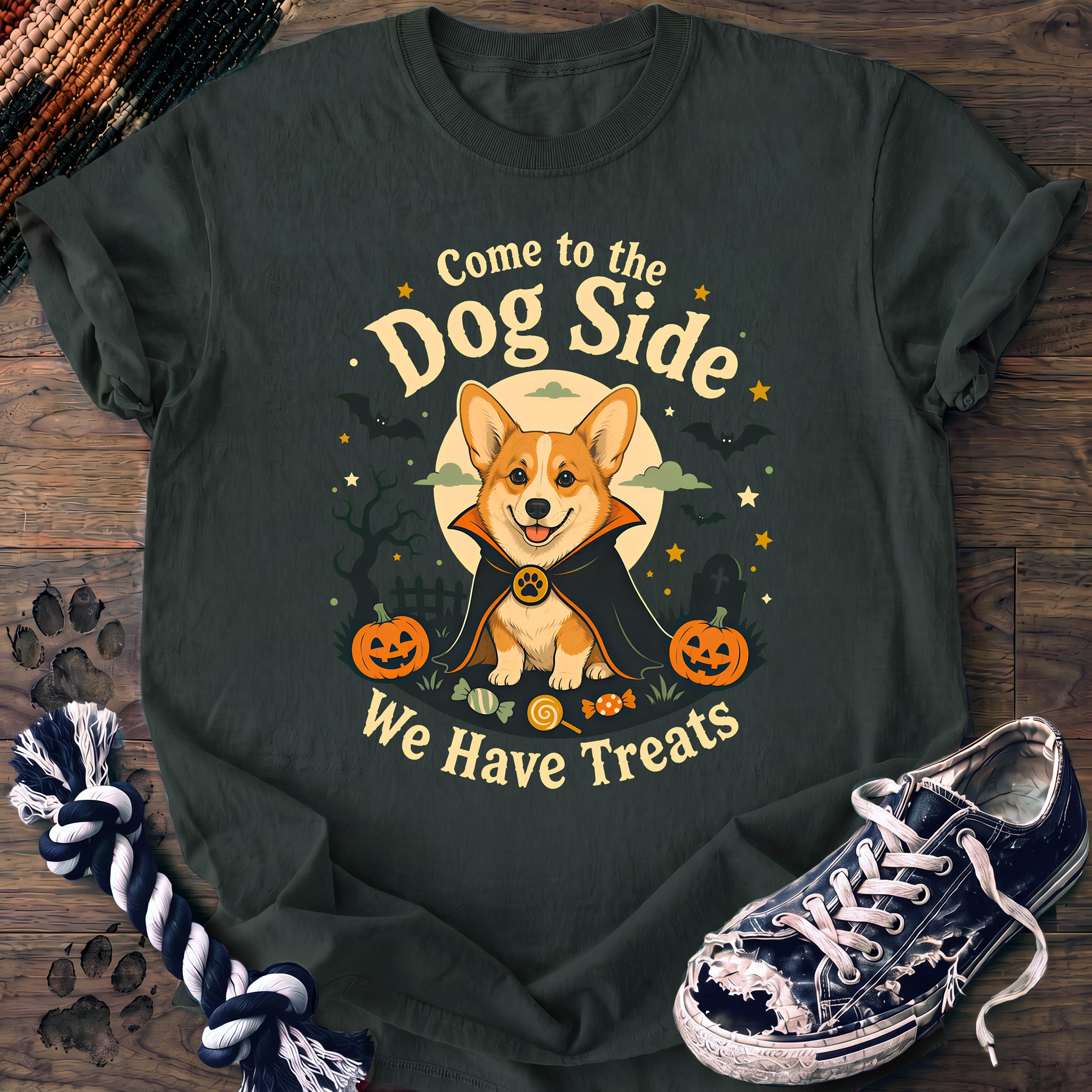 PAWSSION CLUB t-shirt in BlueSpruce color - SKU PC-0549