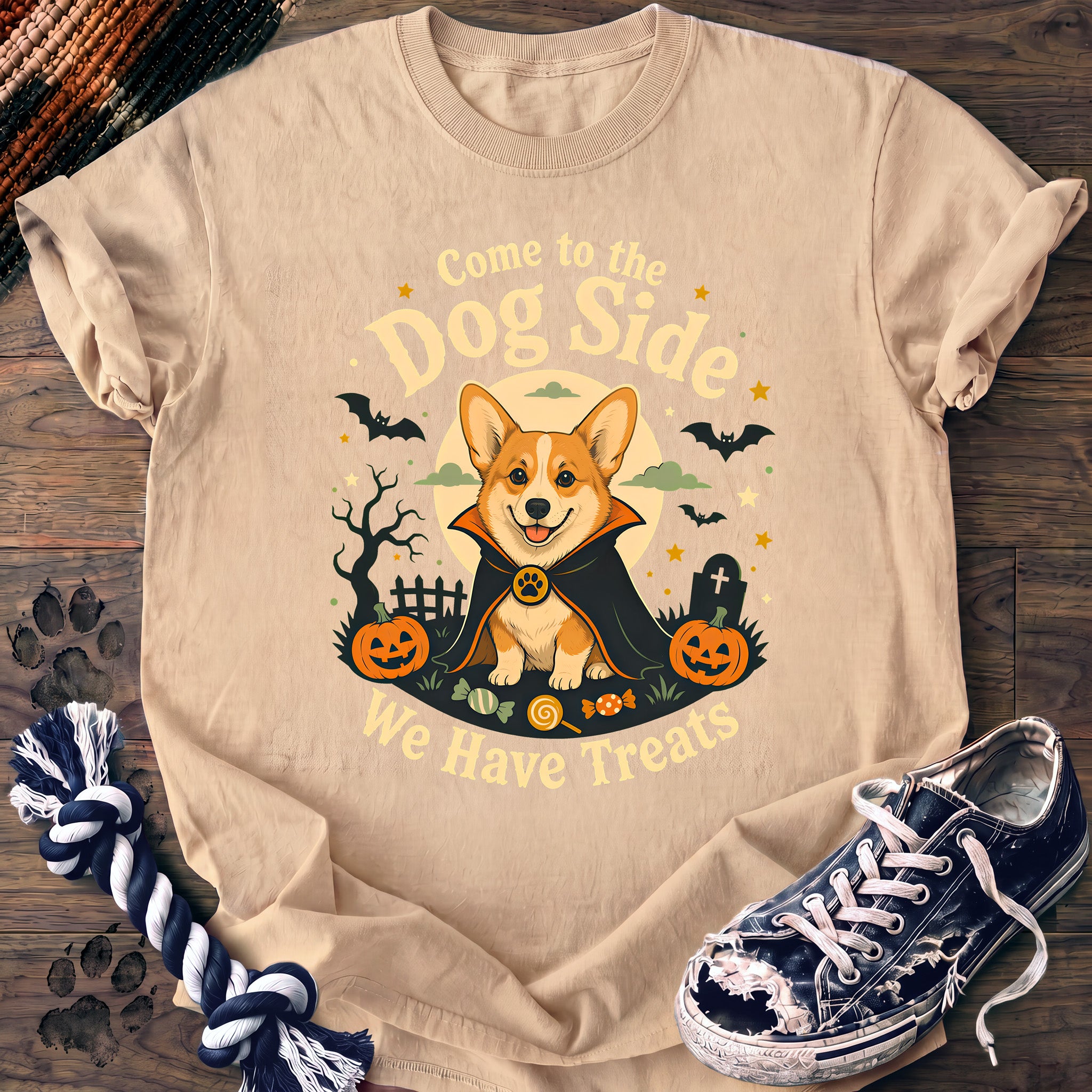 PAWSSION CLUB t-shirt in Ivory color - SKU PC-0549