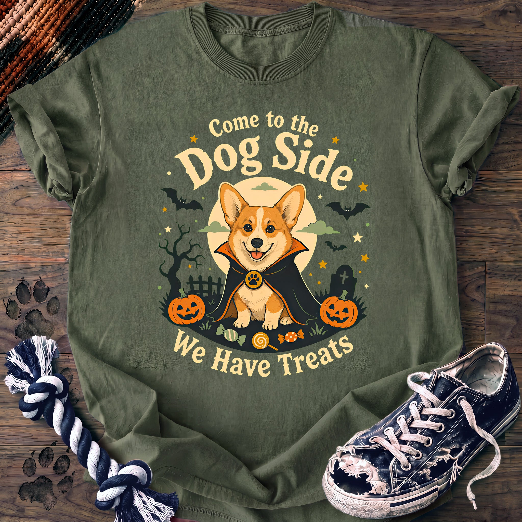 PAWSSION CLUB t-shirt in LightGreen color - SKU PC-0549