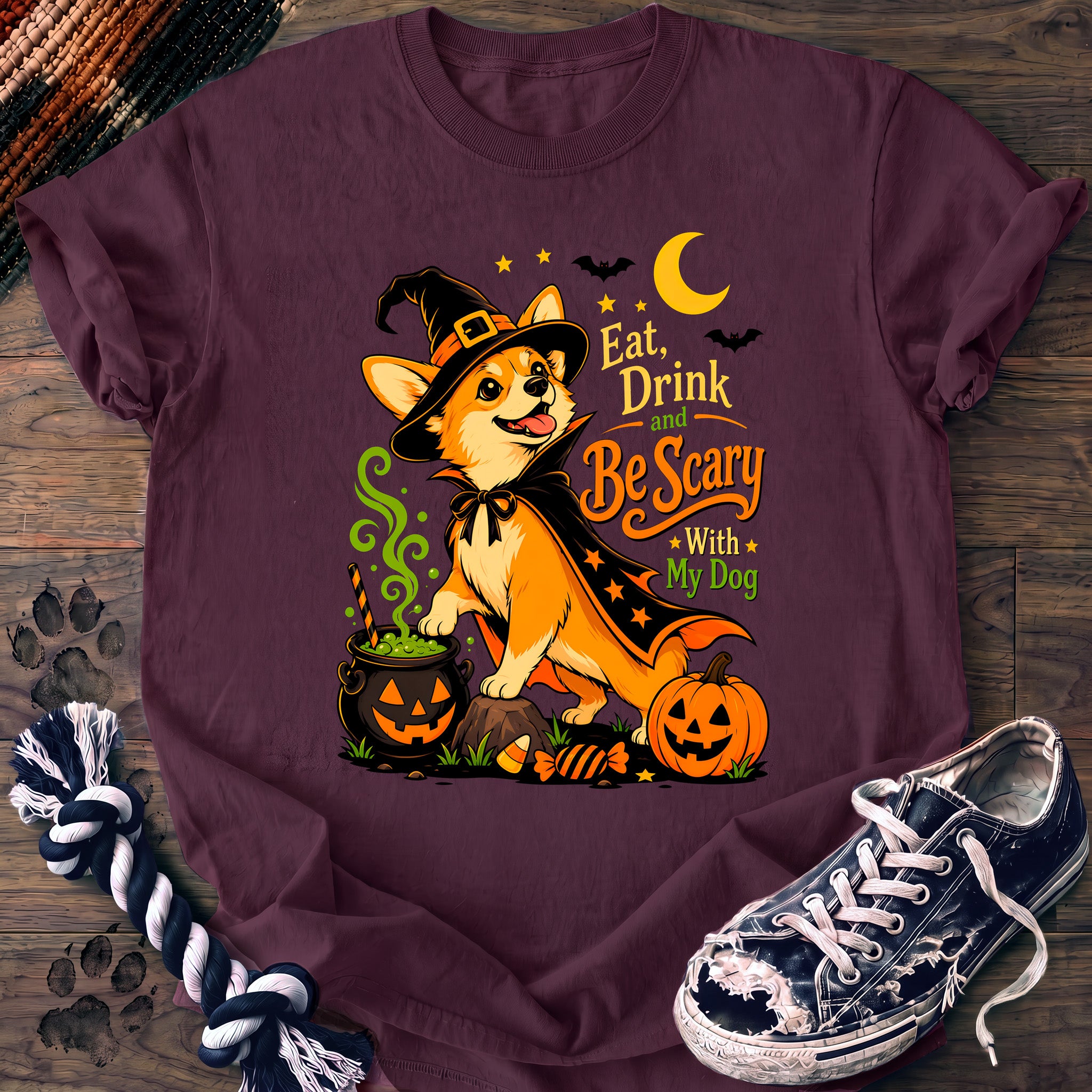 PAWSSION CLUB t-shirt in Berry color - SKU PC-0550
