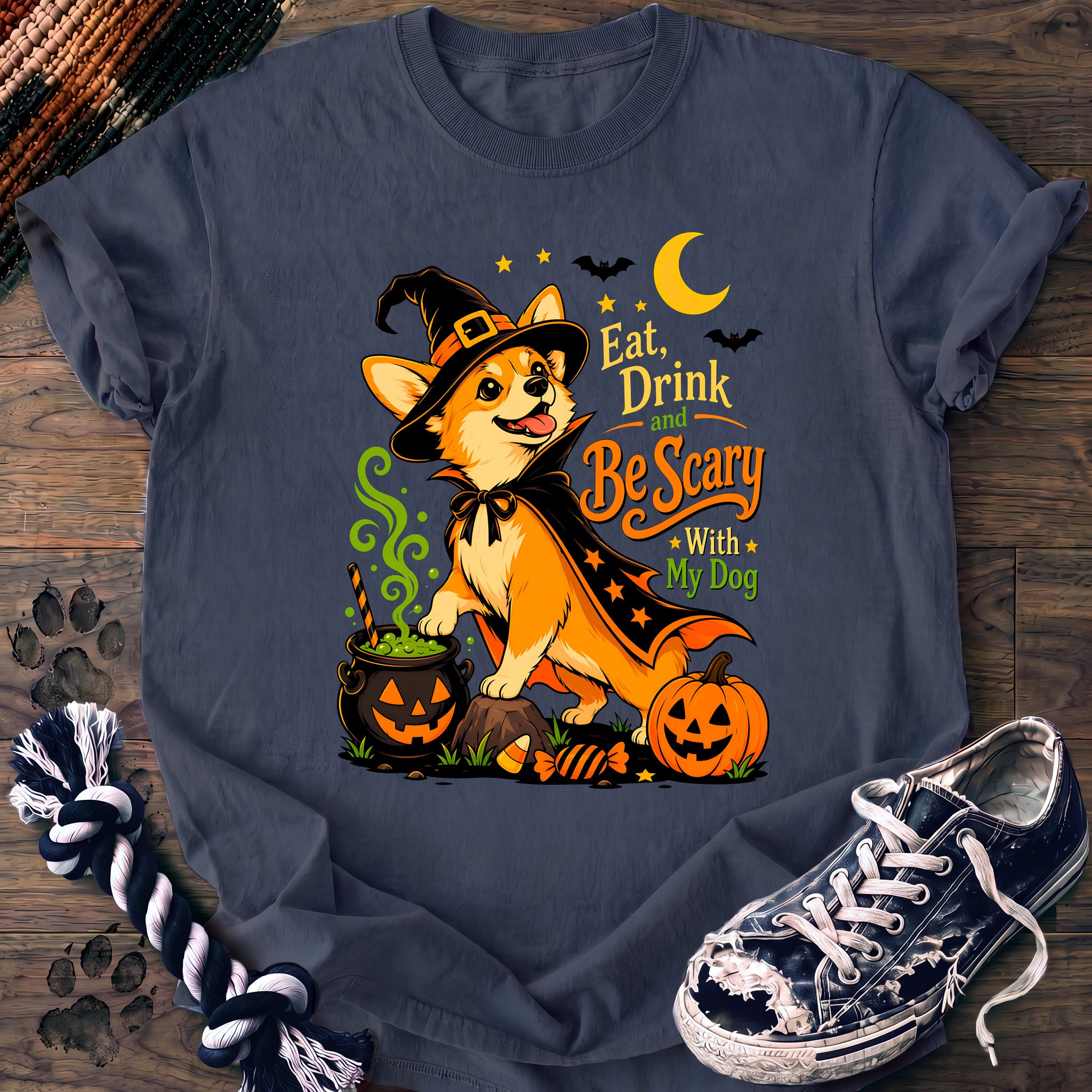 PAWSSION CLUB t-shirt in BlueJean color - SKU PC-0550