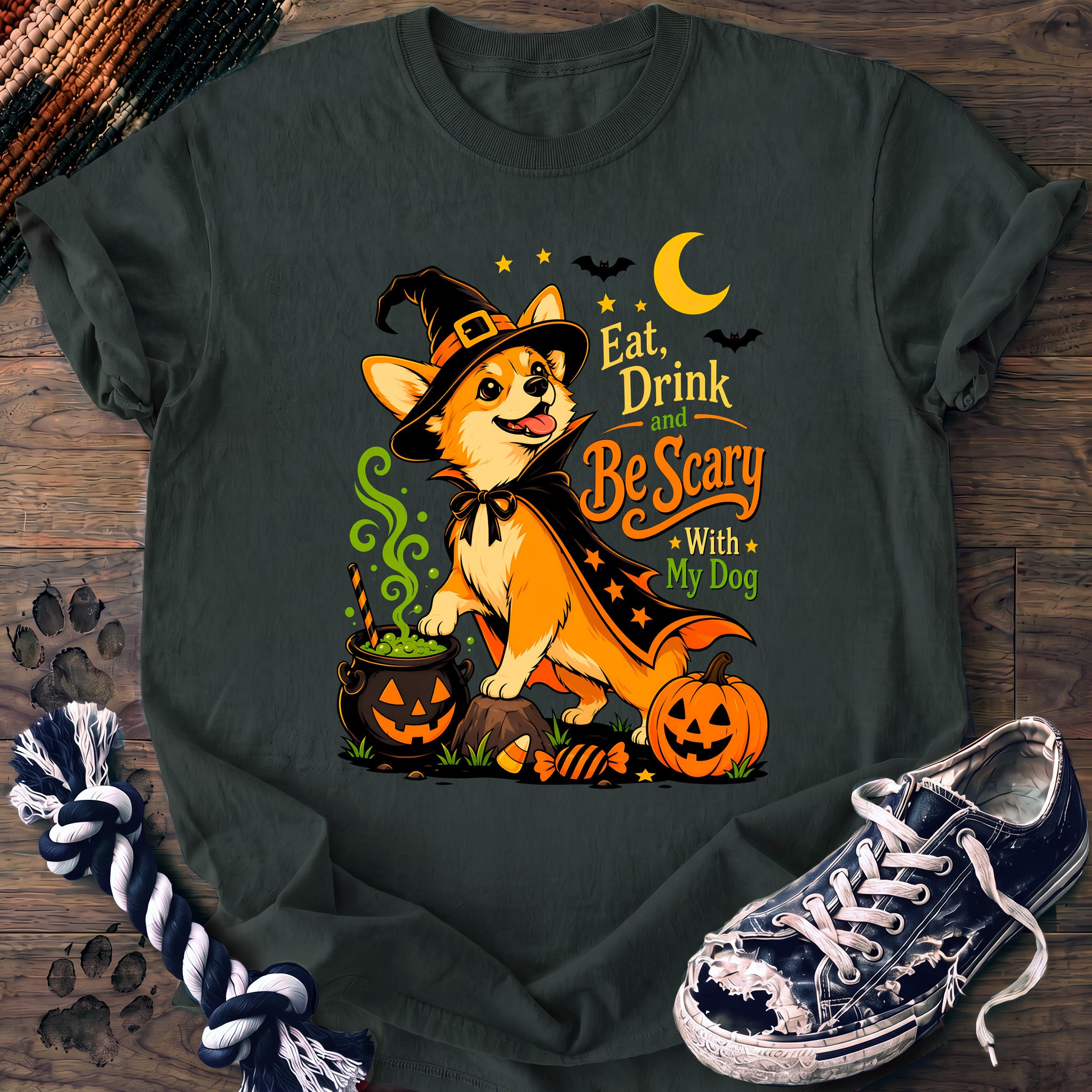 PAWSSION CLUB t-shirt in BlueSpruce color - SKU PC-0550