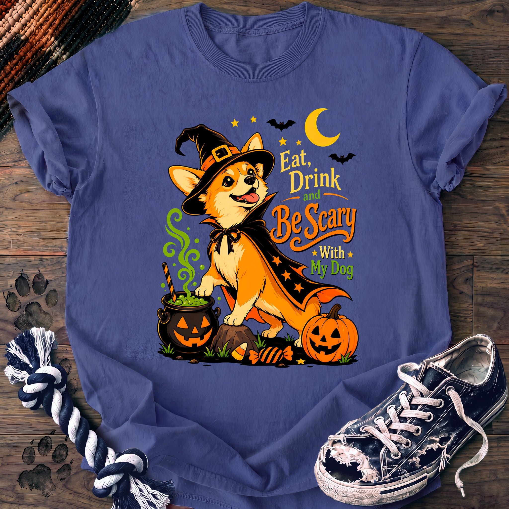 PAWSSION CLUB t-shirt in FloBlue color - SKU PC-0550