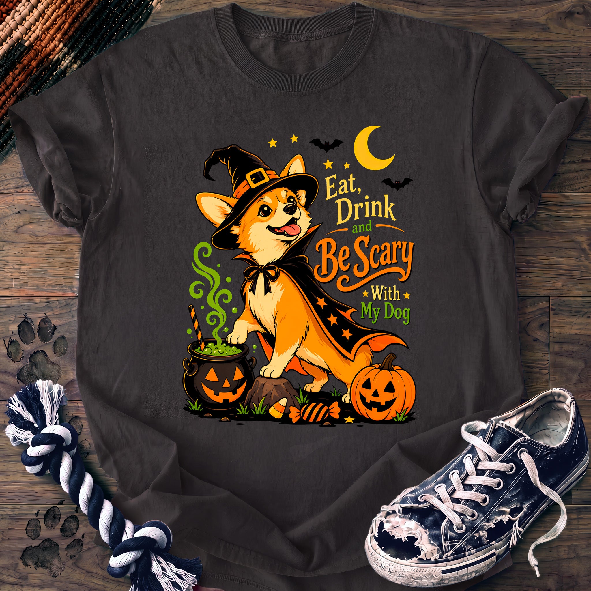 PAWSSION CLUB t-shirt in Graphite color - SKU PC-0550
