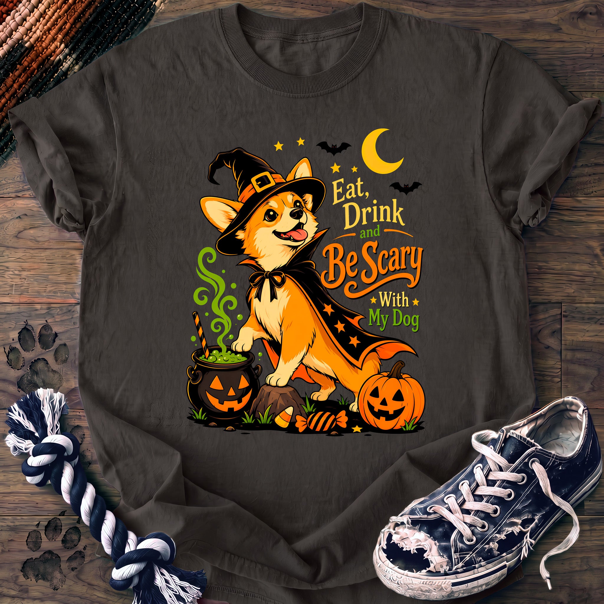 PAWSSION CLUB t-shirt in Pepper color - SKU PC-0550