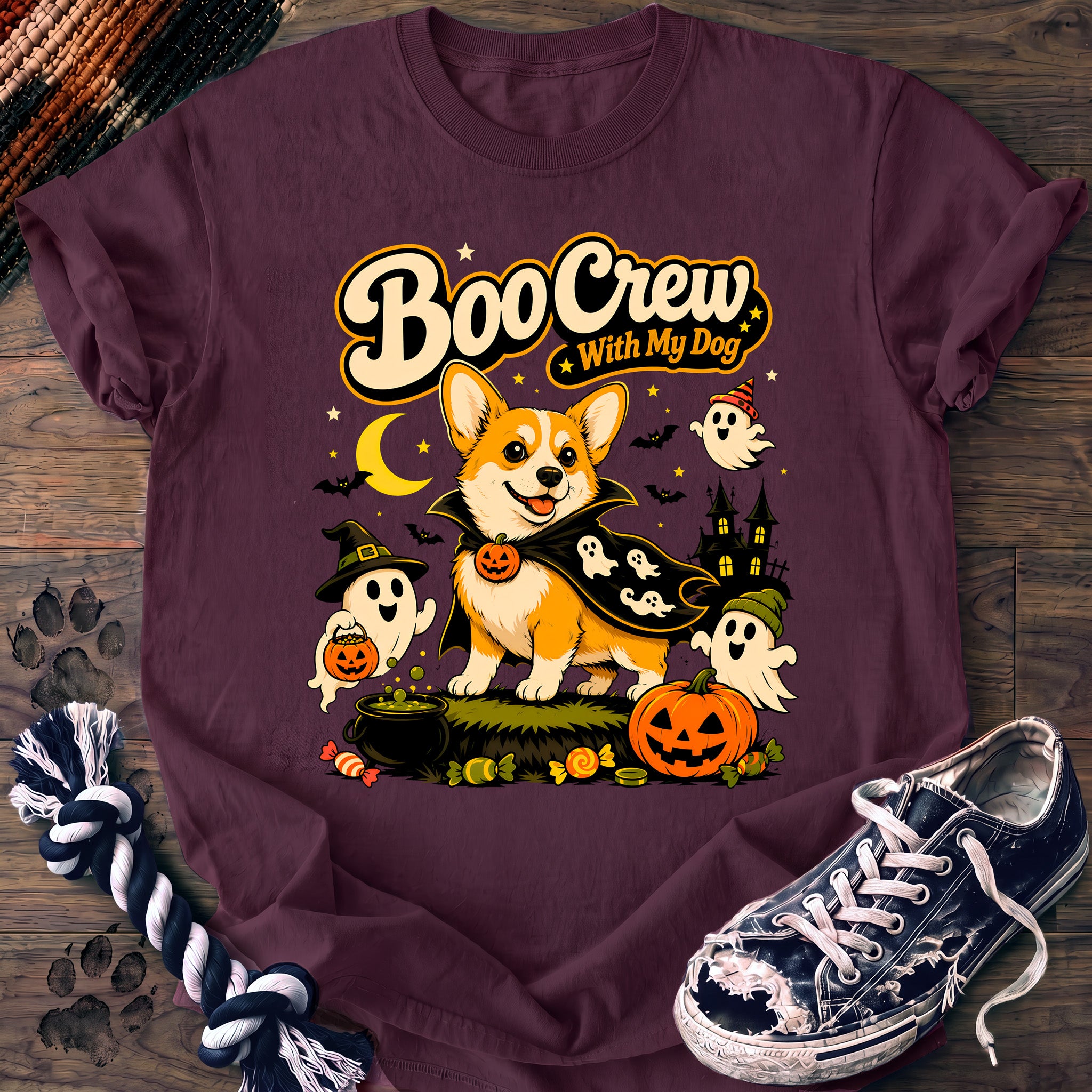PAWSSION CLUB t-shirt in Berry color - SKU PC-0551