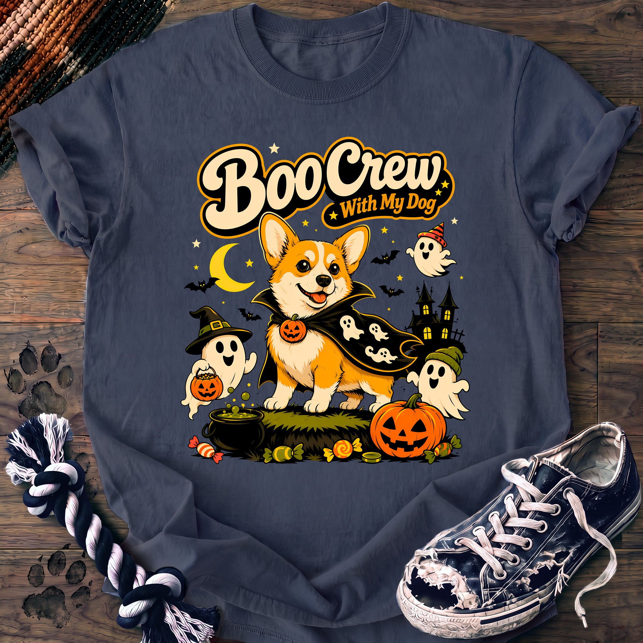 PAWSSION CLUB t-shirt in BlueJean color - SKU PC-0551
