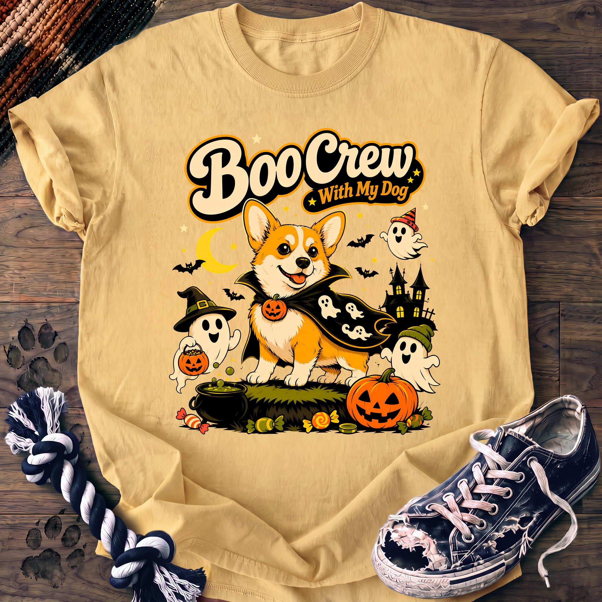 PAWSSION CLUB t-shirt in Butter color - SKU PC-0551