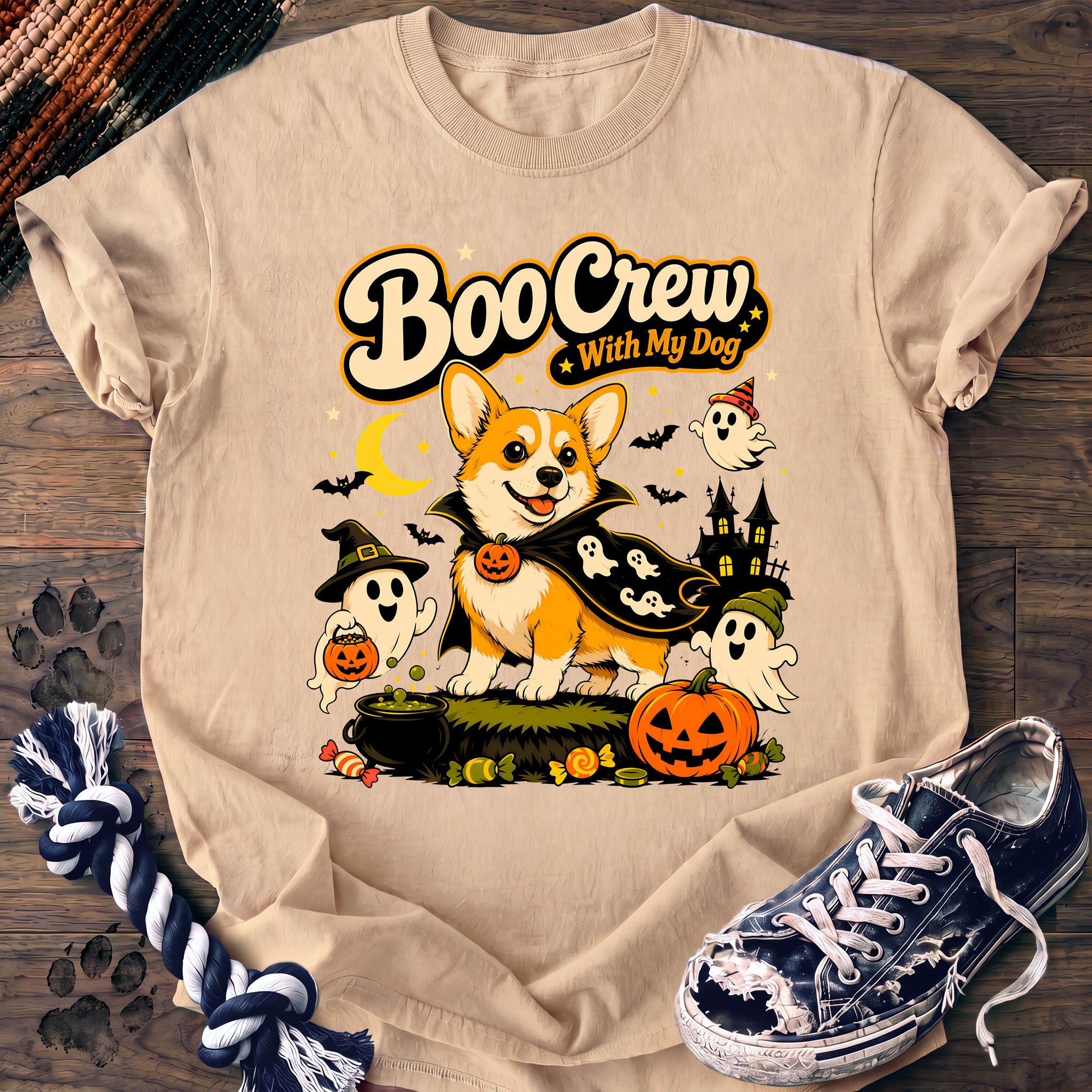 PAWSSION CLUB t-shirt in Ivory color - SKU PC-0551