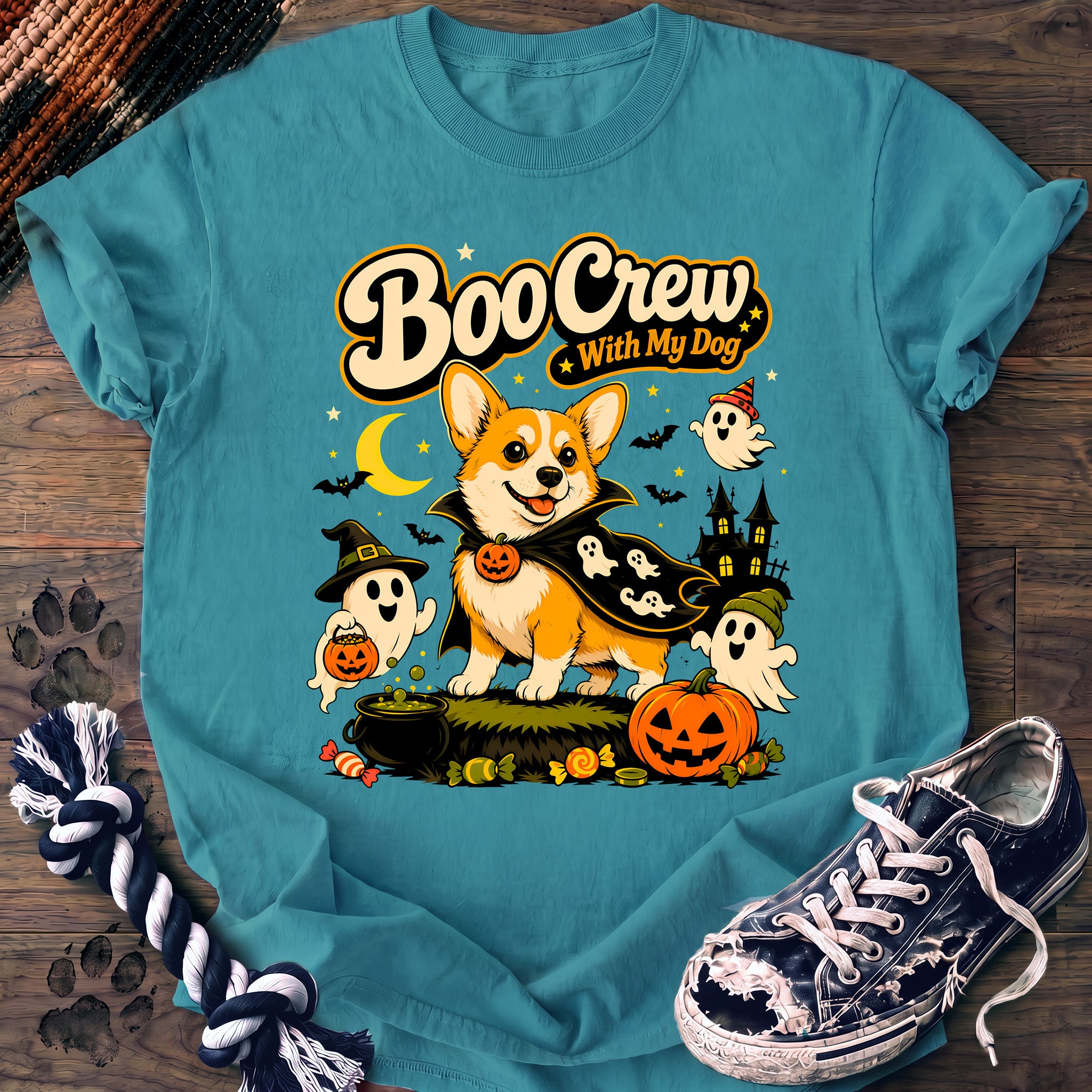 PAWSSION CLUB t-shirt in LagoonBlue color - SKU PC-0551