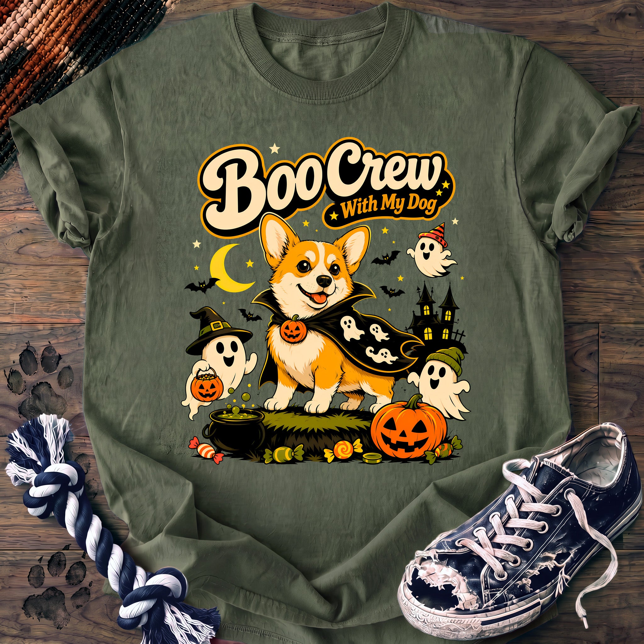 PAWSSION CLUB t-shirt in LightGreen color - SKU PC-0551
