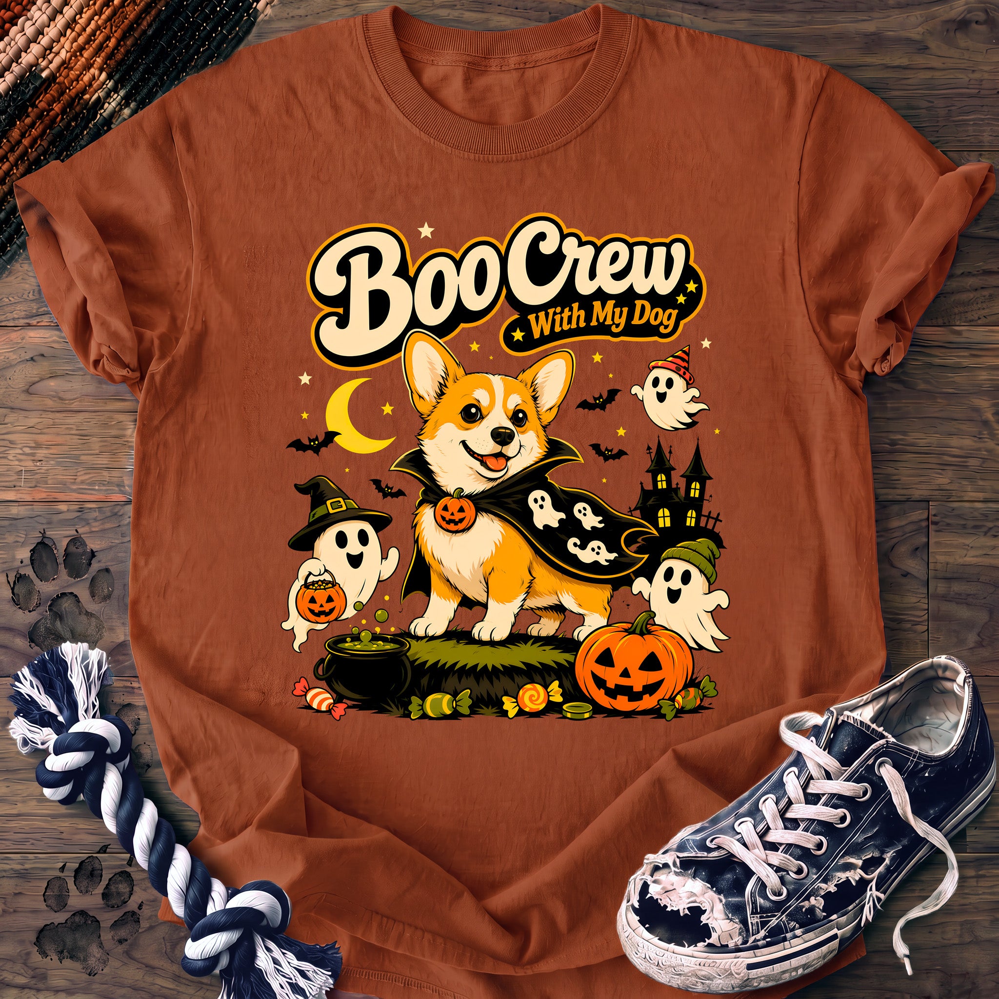 PAWSSION CLUB t-shirt in Yam color - SKU PC-0551