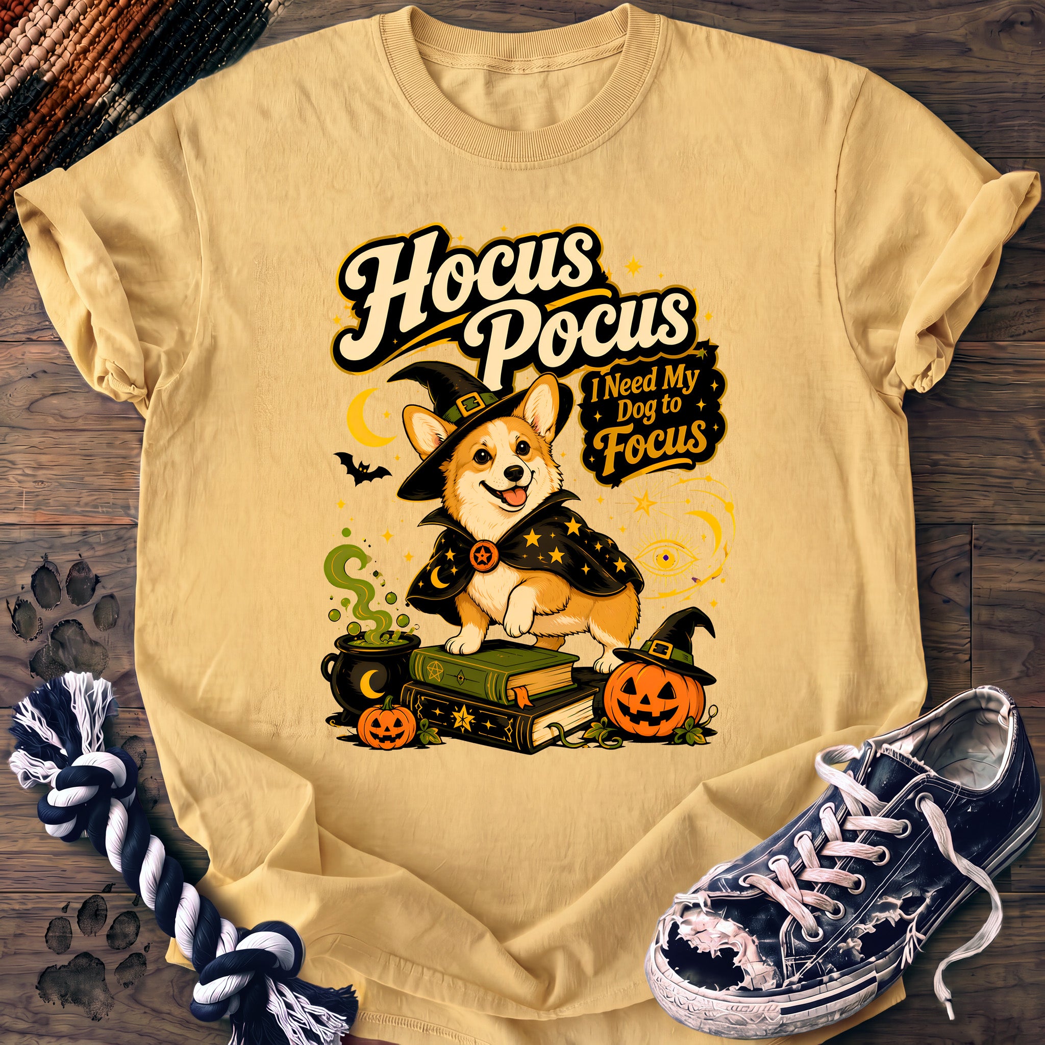 PAWSSION CLUB t-shirt in Butter color - SKU PC-0552