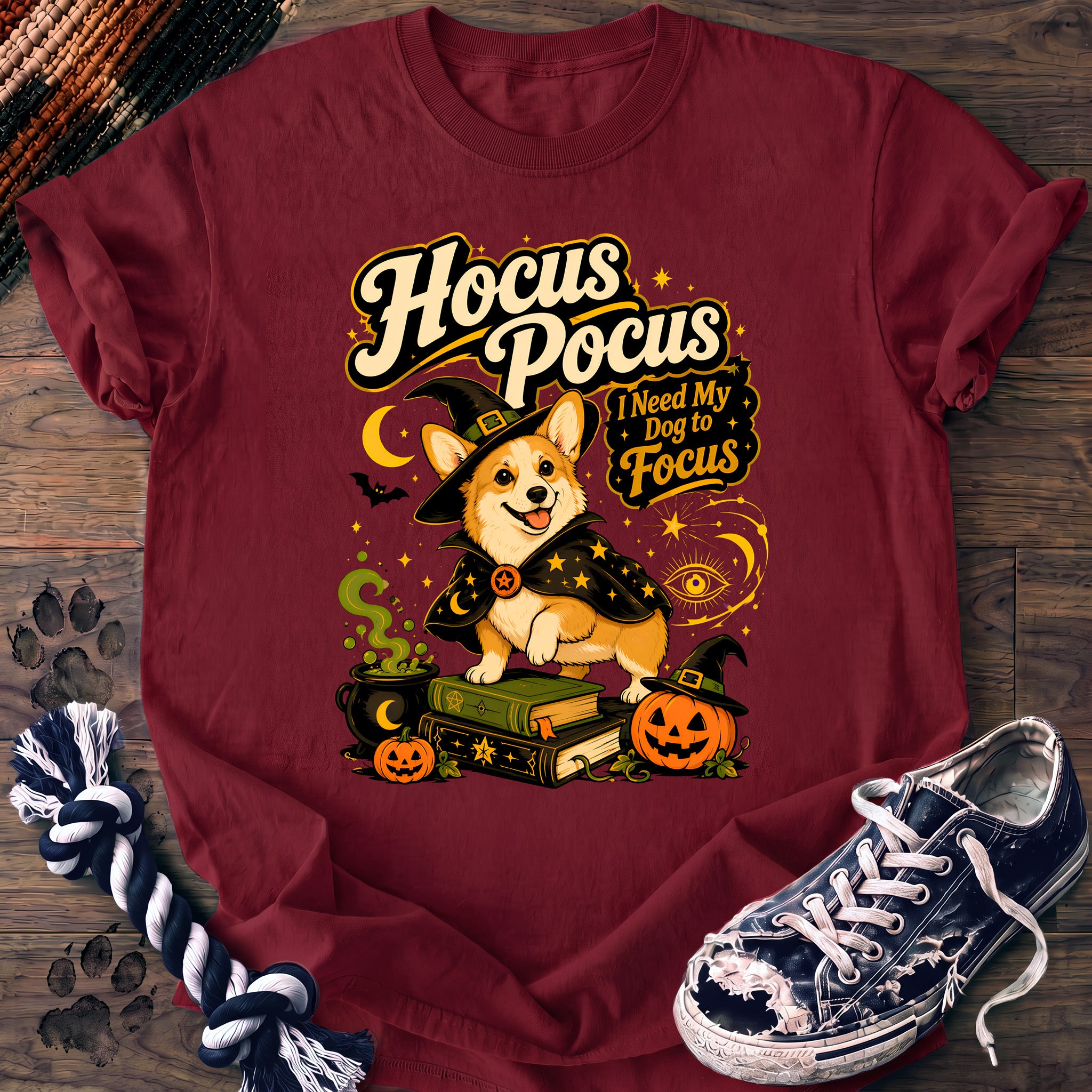 PAWSSION CLUB t-shirt in Crimson color - SKU PC-0552