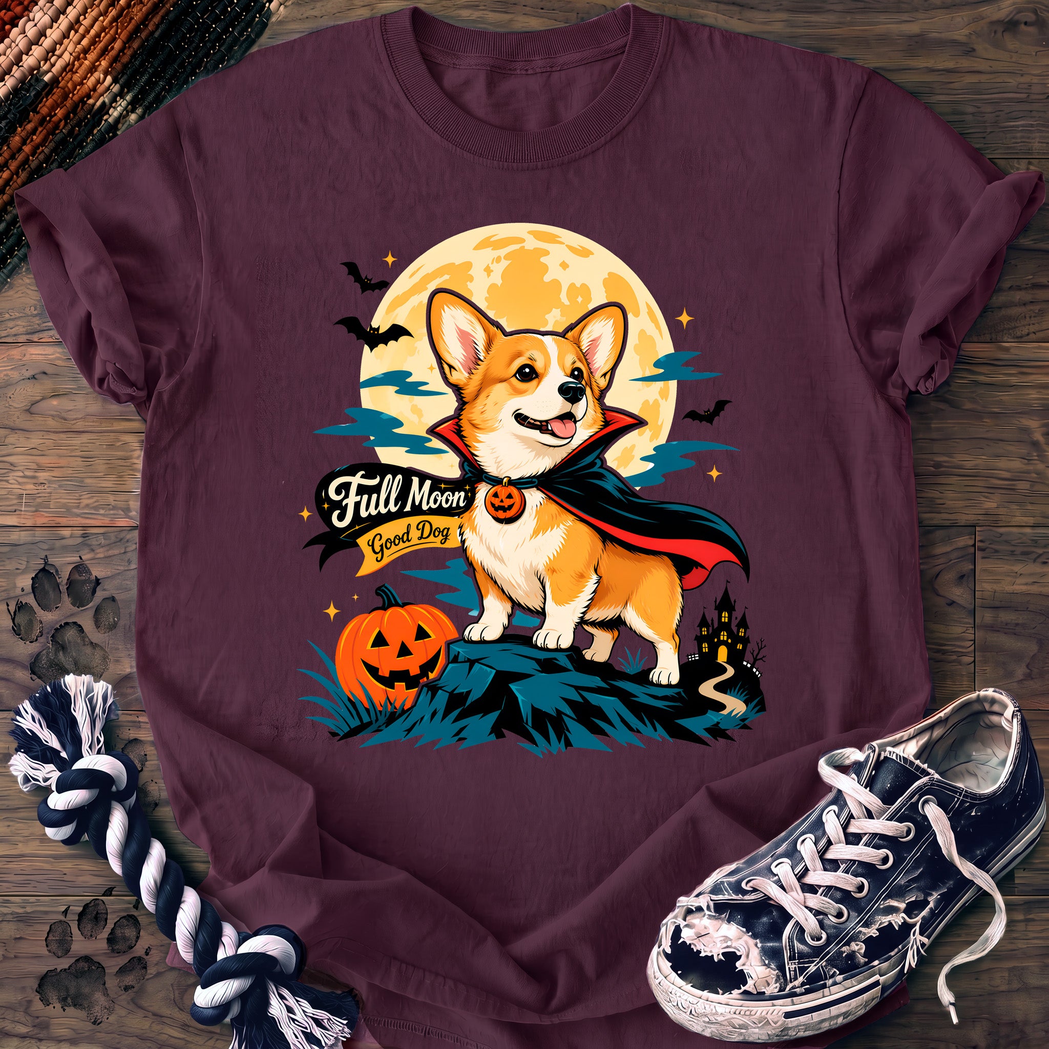 PAWSSION CLUB t-shirt in Berry color - SKU PC-0553