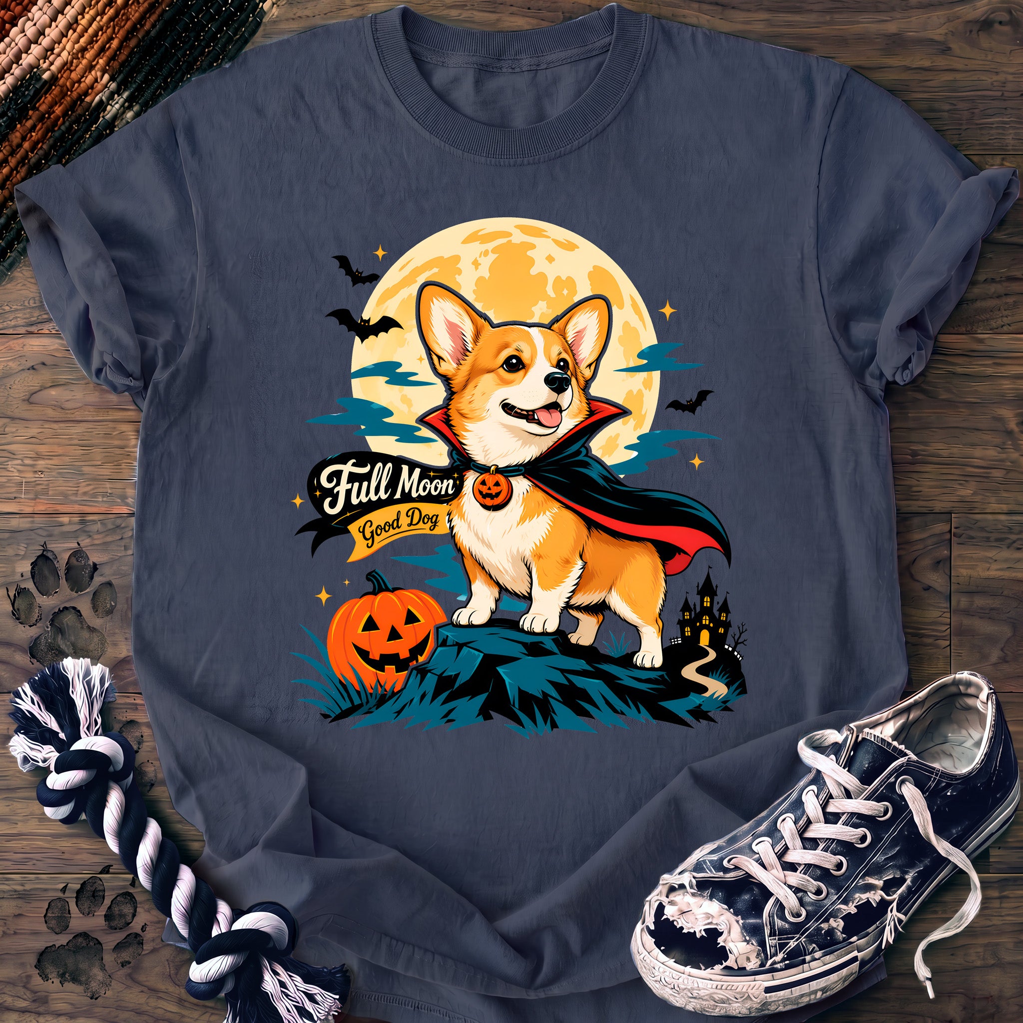 PAWSSION CLUB t-shirt in BlueJean color - SKU PC-0553