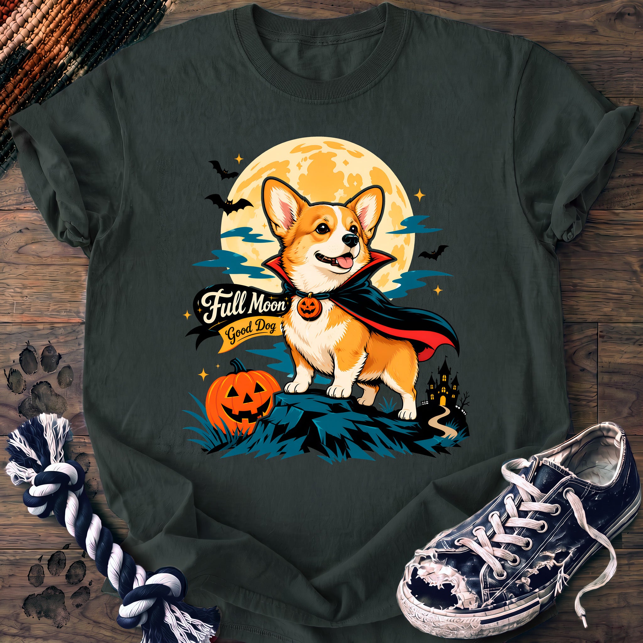 PAWSSION CLUB t-shirt in BlueSpruce color - SKU PC-0553
