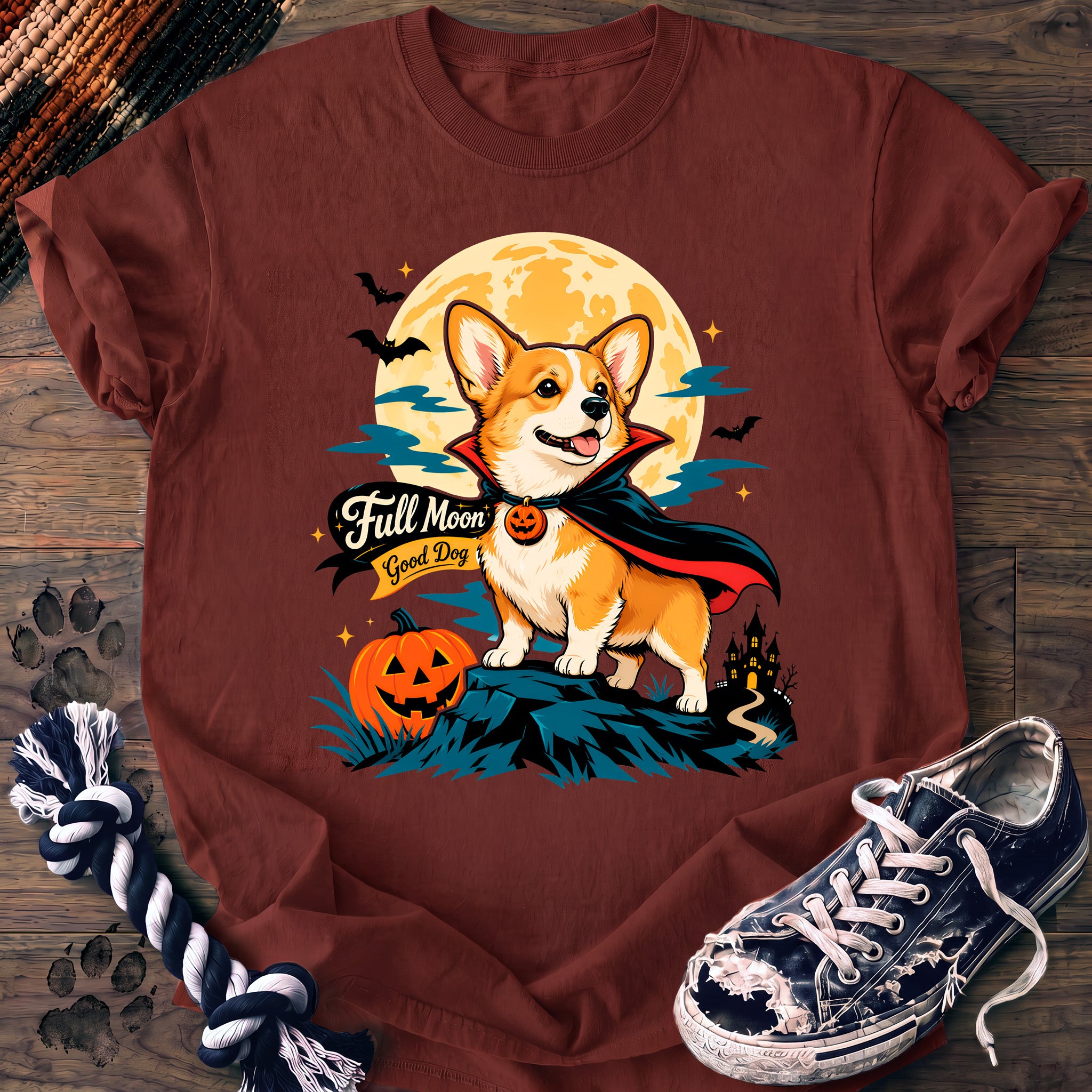 PAWSSION CLUB t-shirt in Brick color - SKU PC-0553