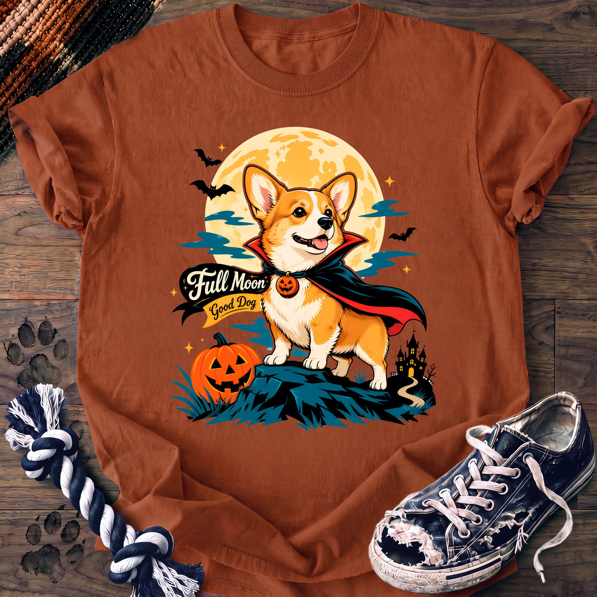 PAWSSION CLUB t-shirt in Yam color - SKU PC-0553