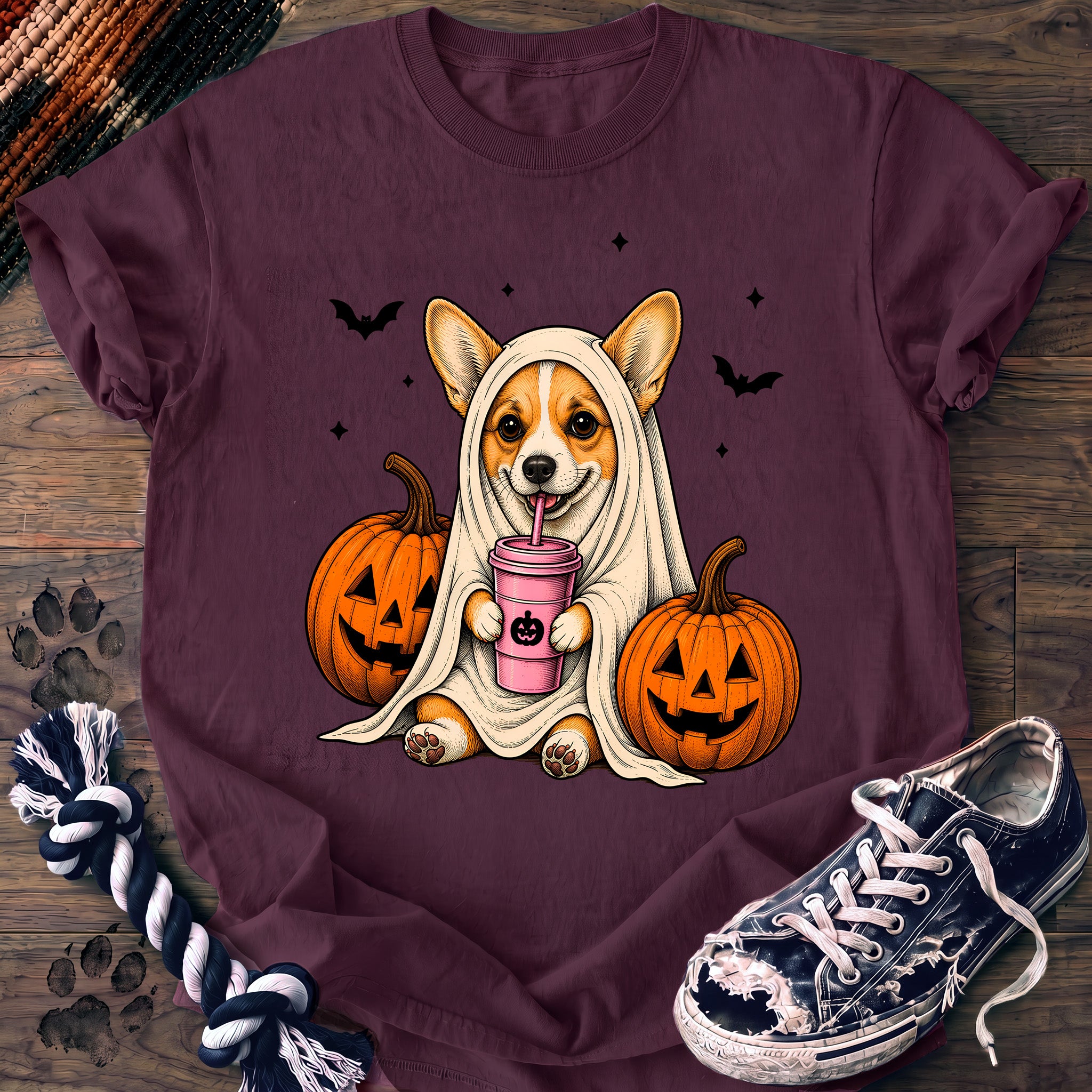 PAWSSION CLUB t-shirt in Berry color - SKU PC-0554