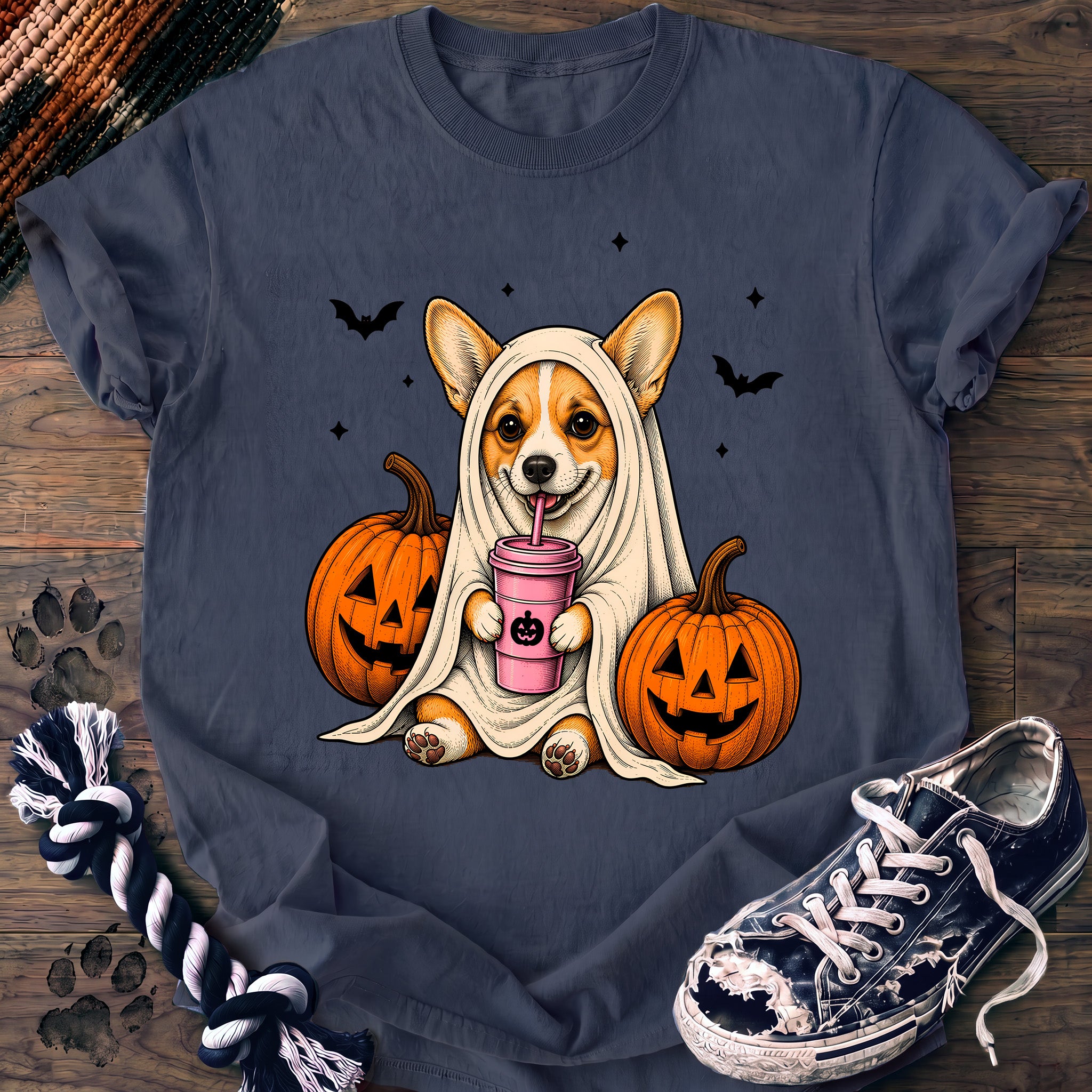 PAWSSION CLUB t-shirt in BlueJean color - SKU PC-0554