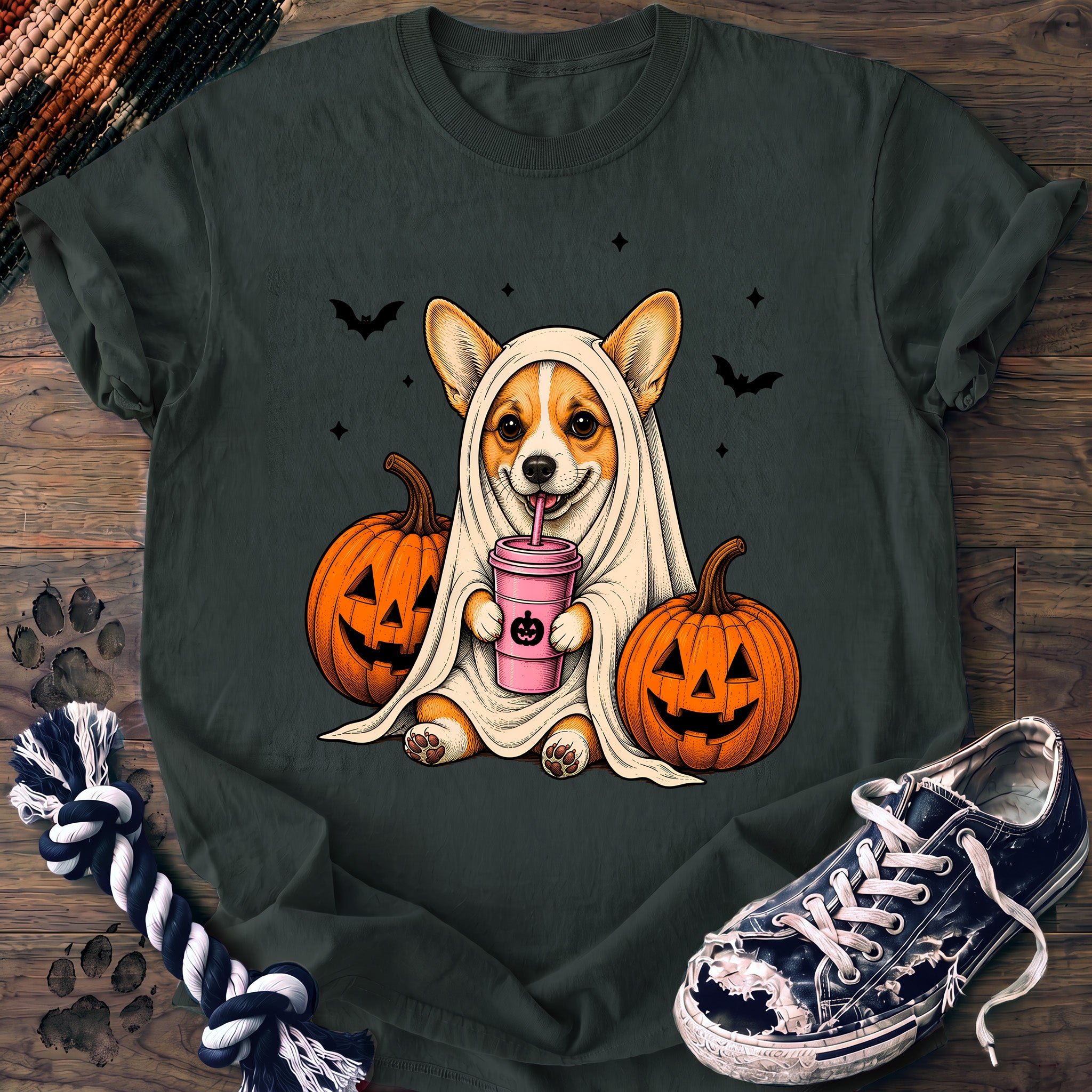 PAWSSION CLUB t-shirt in BlueSpruce color - SKU PC-0554