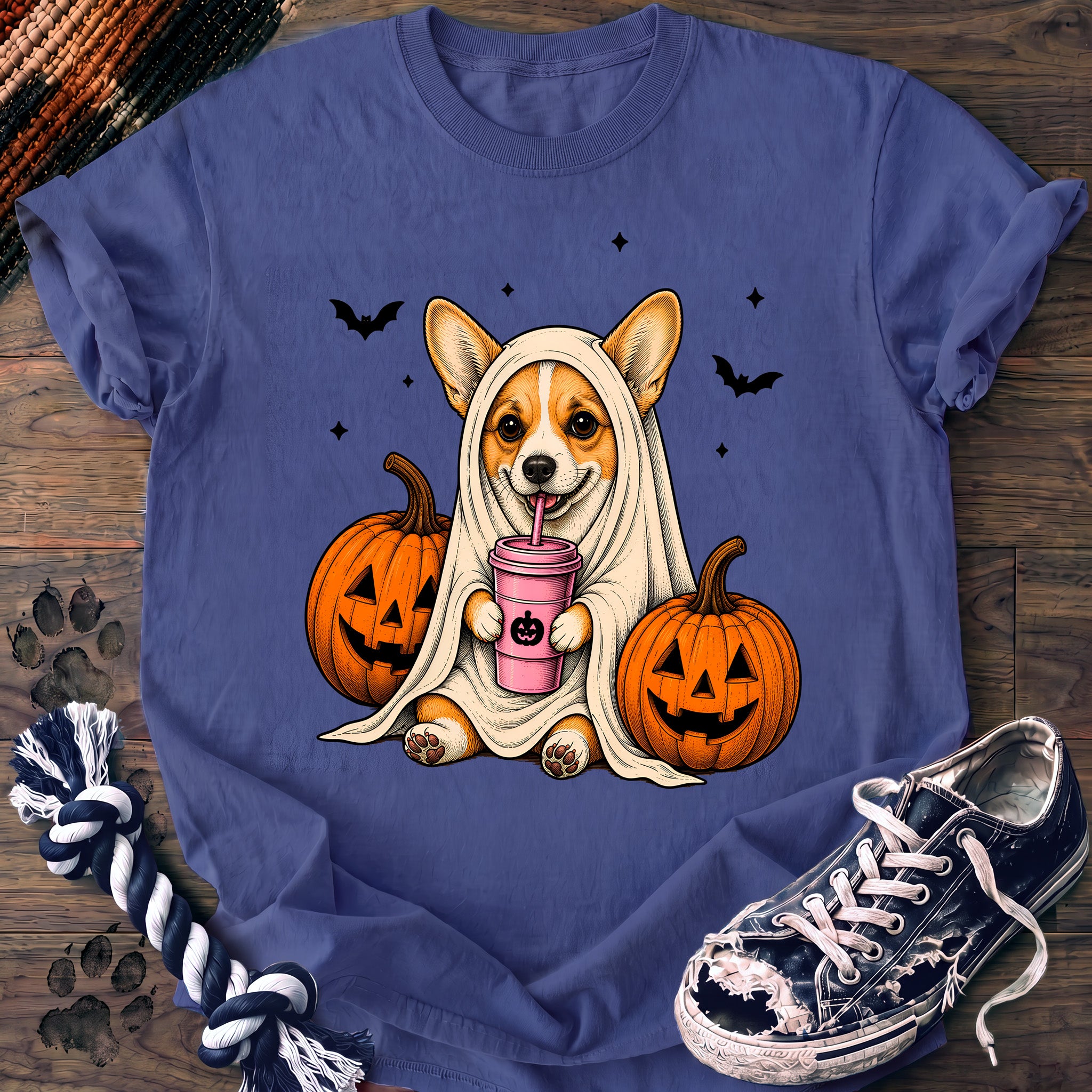 PAWSSION CLUB t-shirt in FloBlue color - SKU PC-0554