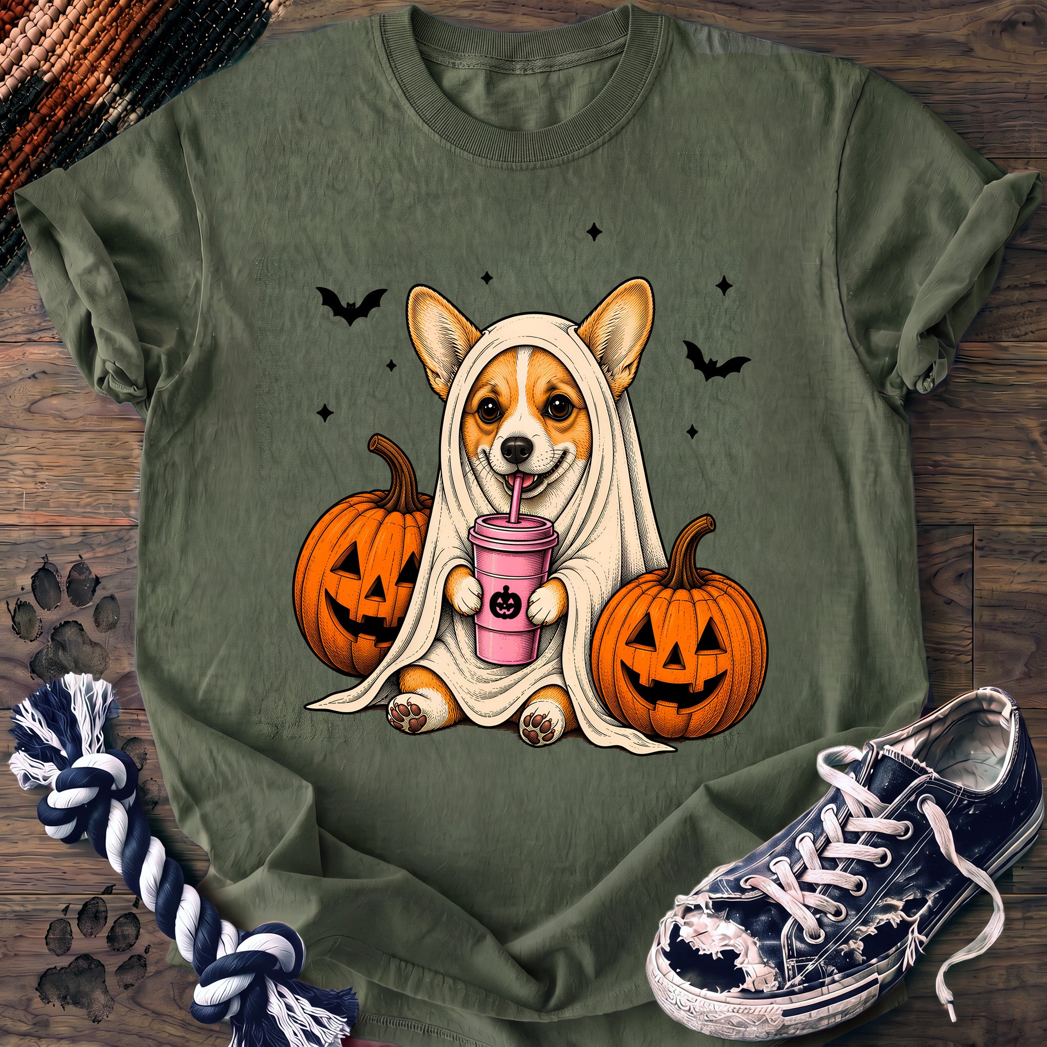 PAWSSION CLUB t-shirt in LightGreen color - SKU PC-0554