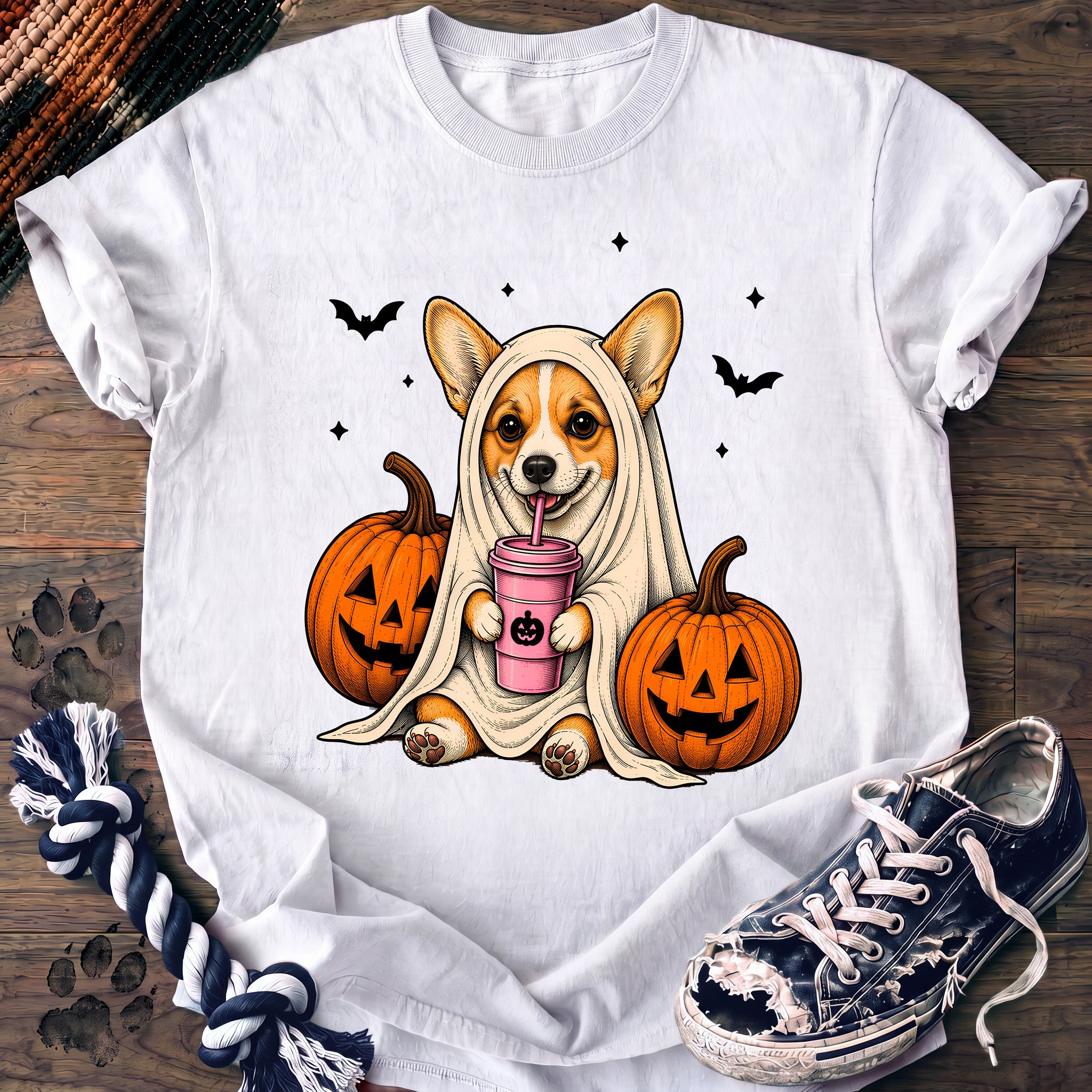 PAWSSION CLUB t-shirt in White color - SKU PC-0554