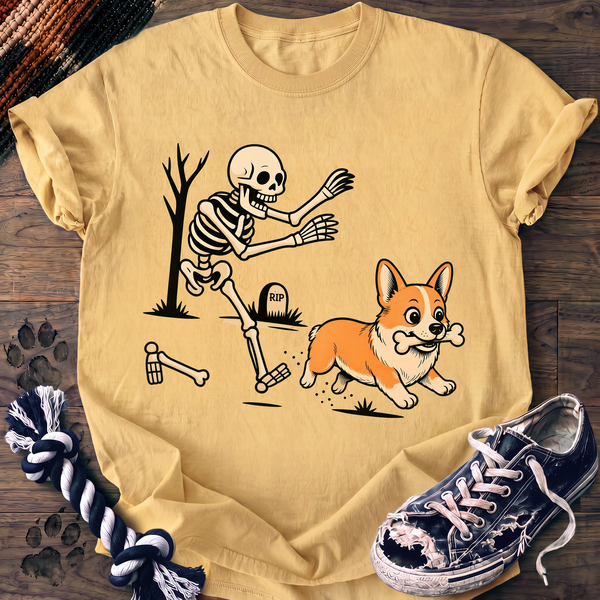 PAWSSION CLUB t-shirt in Butter color - SKU PC-0555