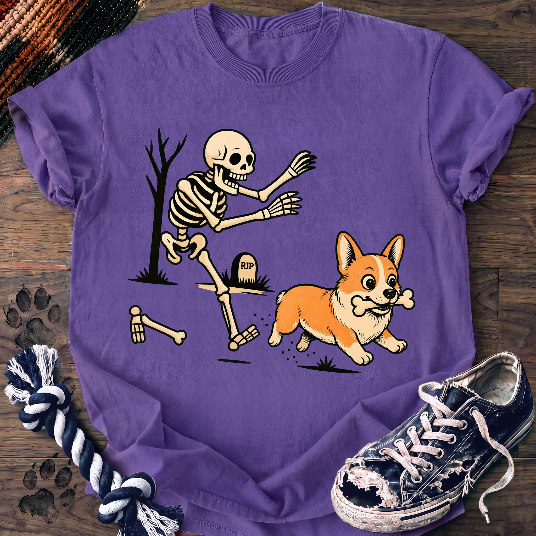 PAWSSION CLUB t-shirt in Violet color - SKU PC-0555