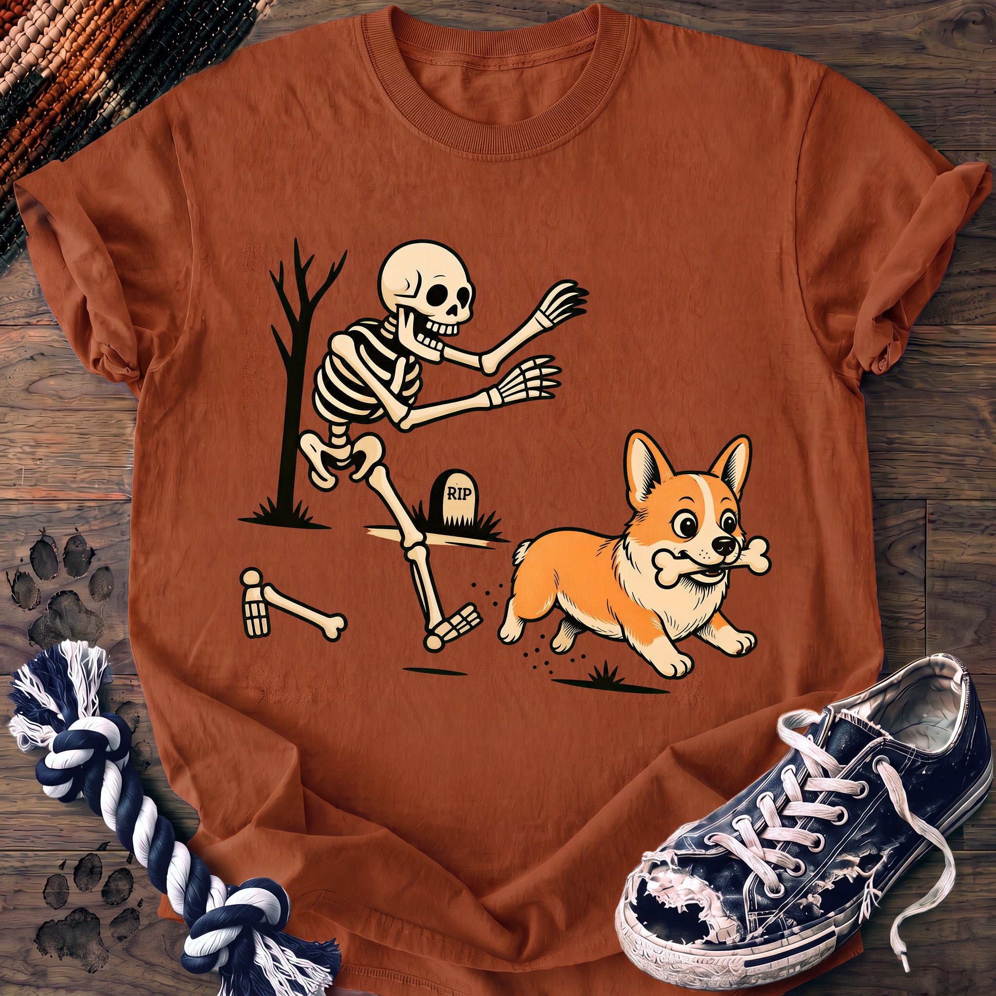 PAWSSION CLUB t-shirt in Yam color - SKU PC-0555