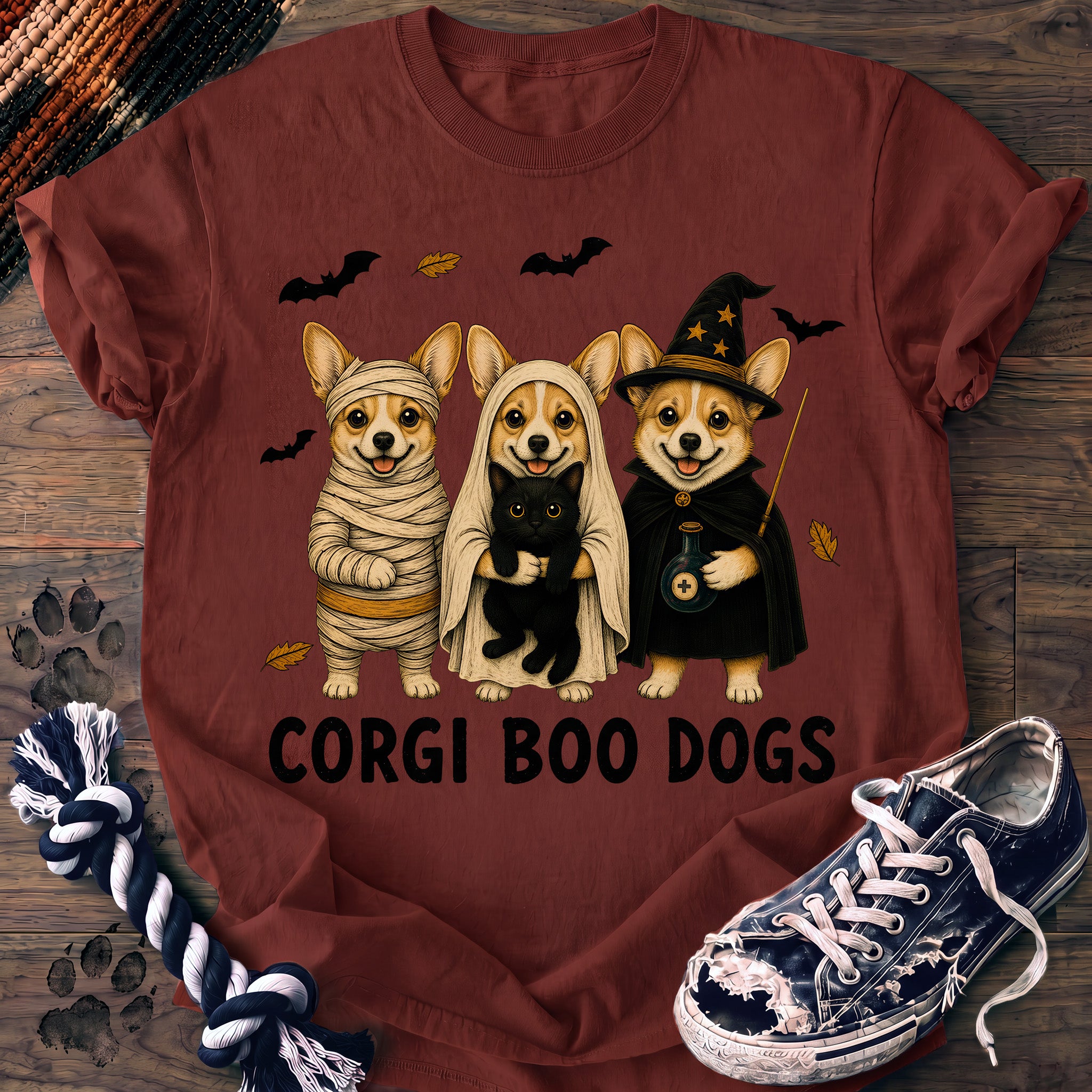 PAWSSION CLUB t-shirt in Brick color - SKU PC-0556