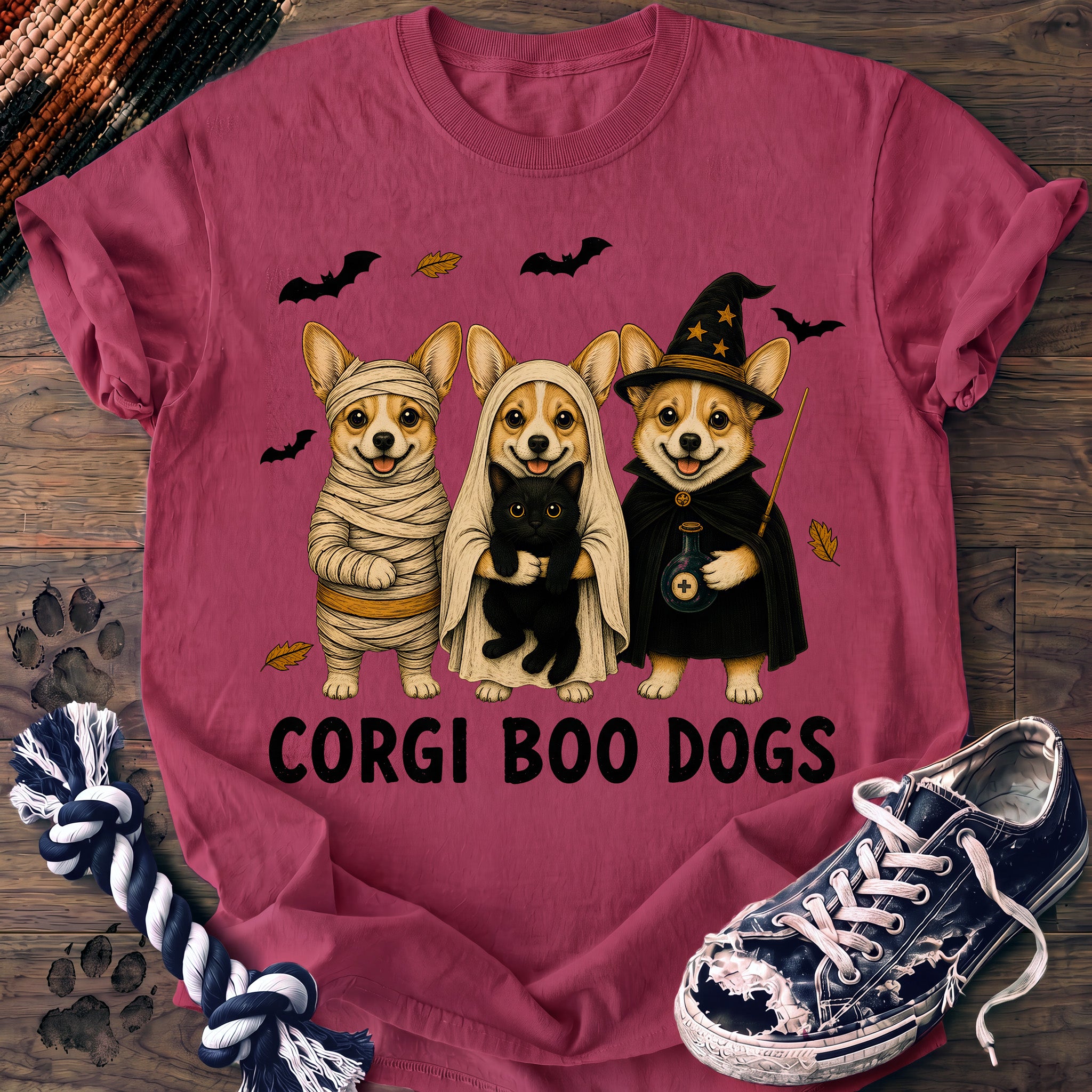 PAWSSION CLUB t-shirt in Crunchberry color - SKU PC-0556