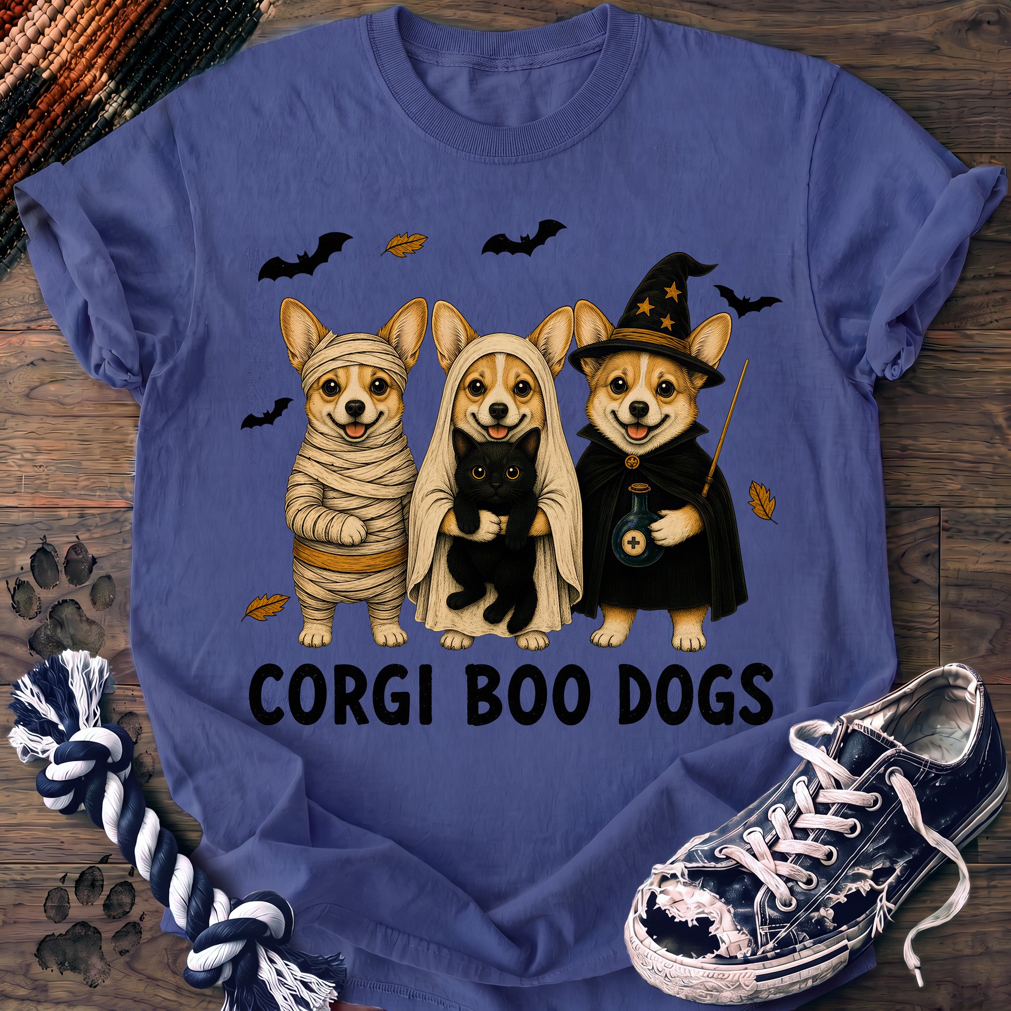 PAWSSION CLUB t-shirt in FloBlue color - SKU PC-0556