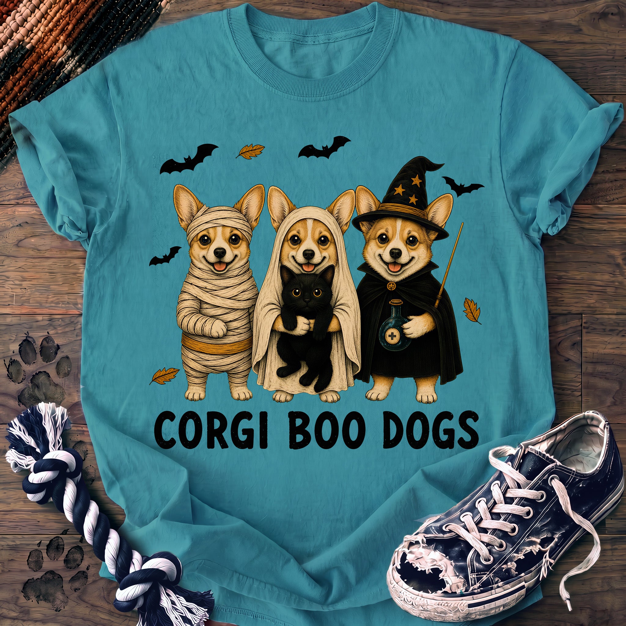 PAWSSION CLUB t-shirt in LagoonBlue color - SKU PC-0556