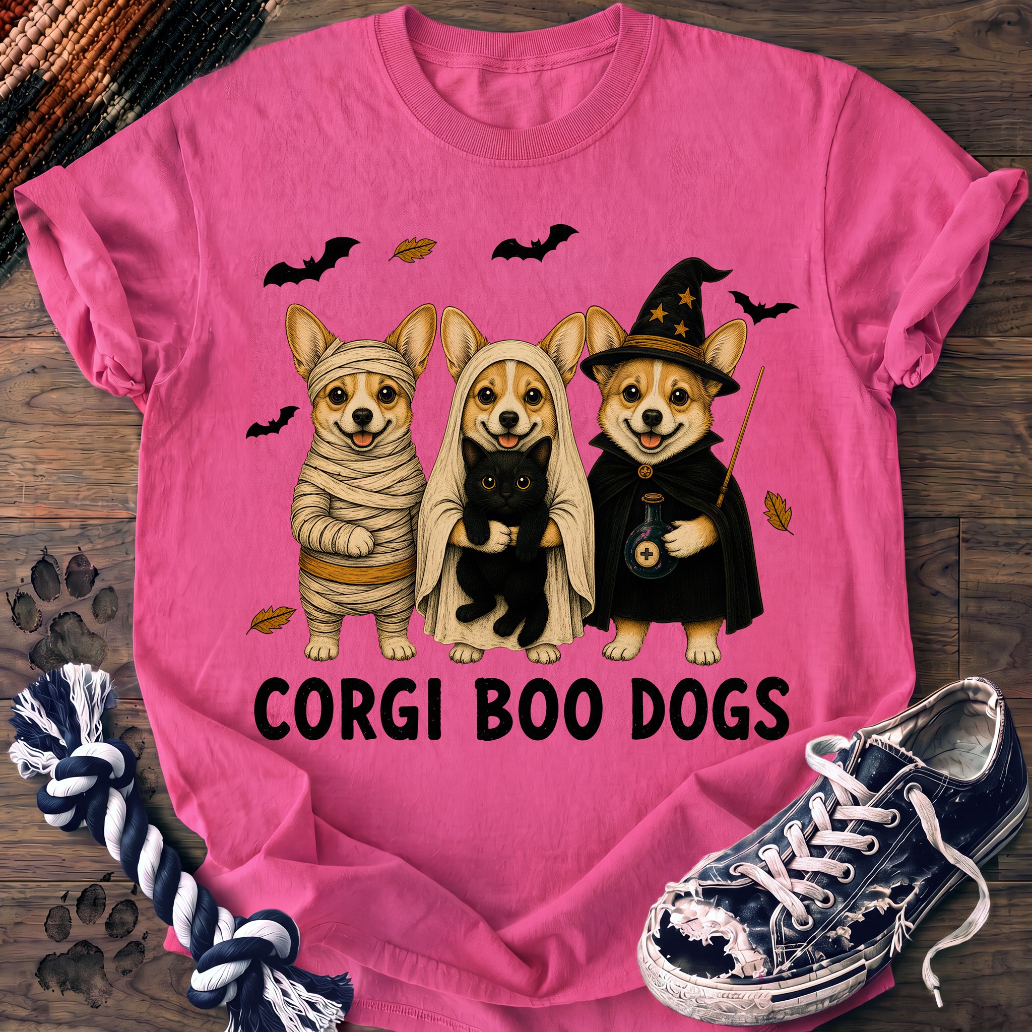 PAWSSION CLUB t-shirt in NeonPink color - SKU PC-0556