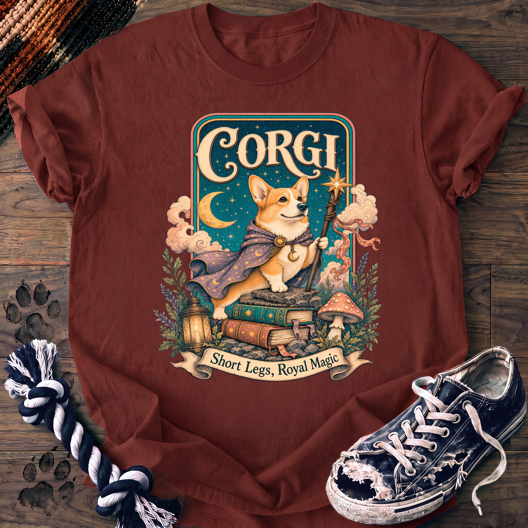 PAWSSION CLUB t-shirt in Brick color - SKU PC-0557