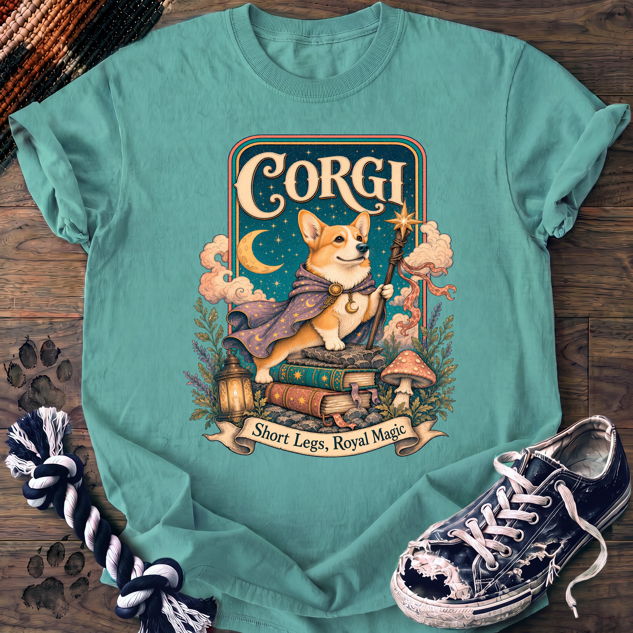 PAWSSION CLUB t-shirt in ChalkyMint color - SKU PC-0557