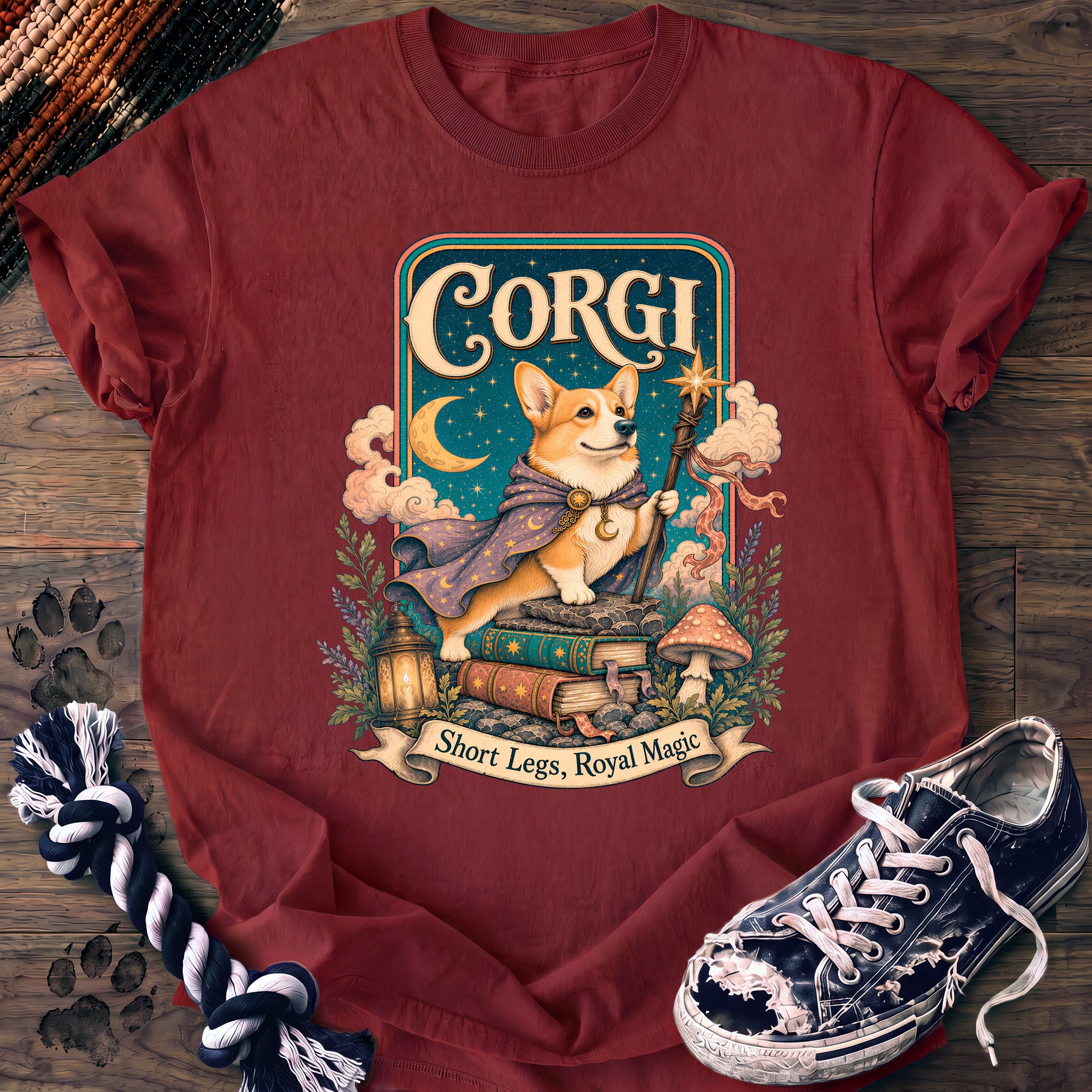 PAWSSION CLUB t-shirt in Chili color - SKU PC-0557