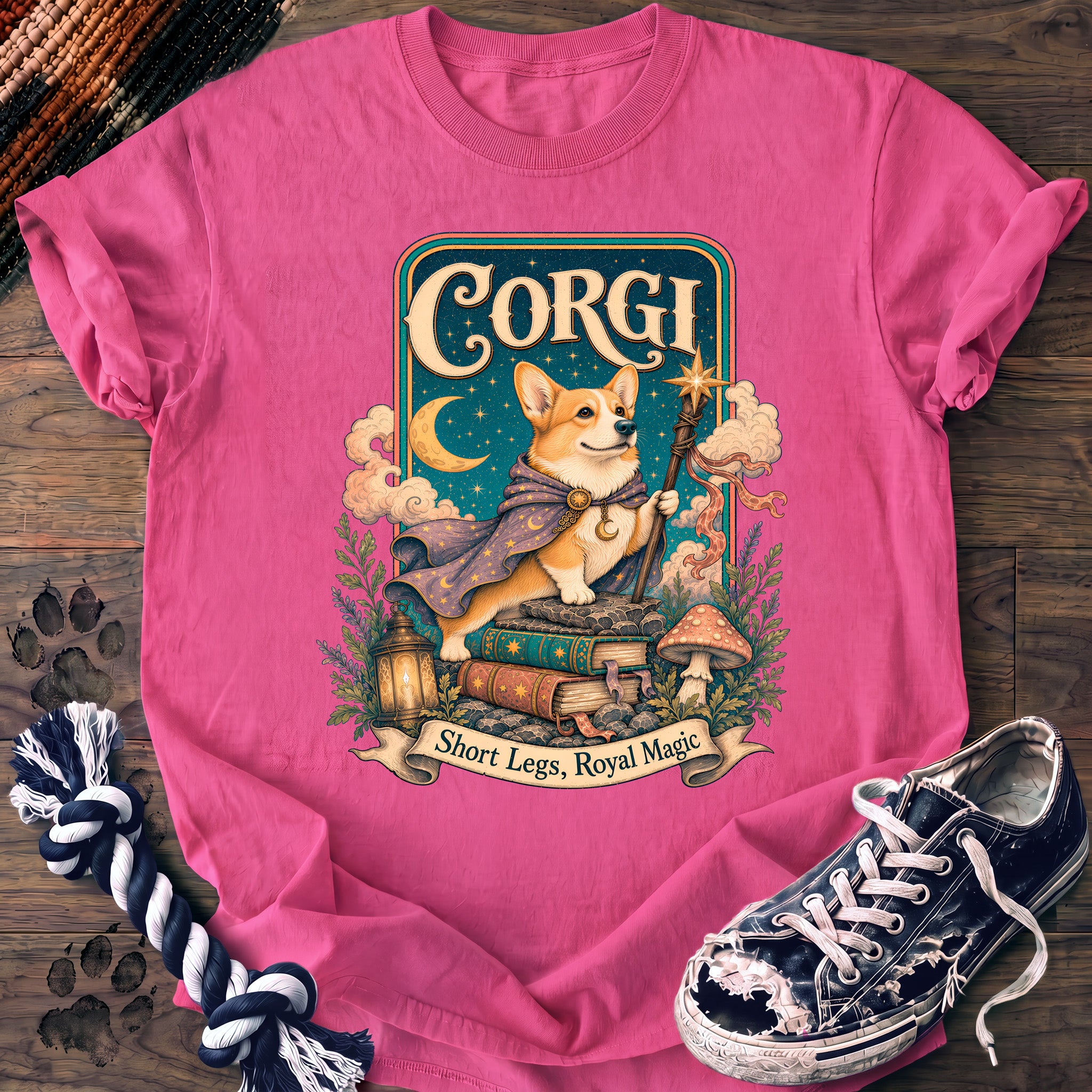 PAWSSION CLUB t-shirt in NeonPink color - SKU PC-0557
