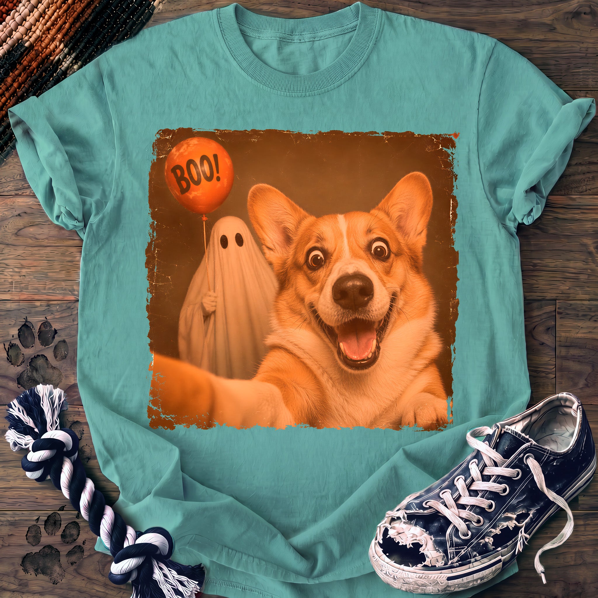 PAWSSION CLUB t-shirt in ChalkyMint color - SKU PC-0558