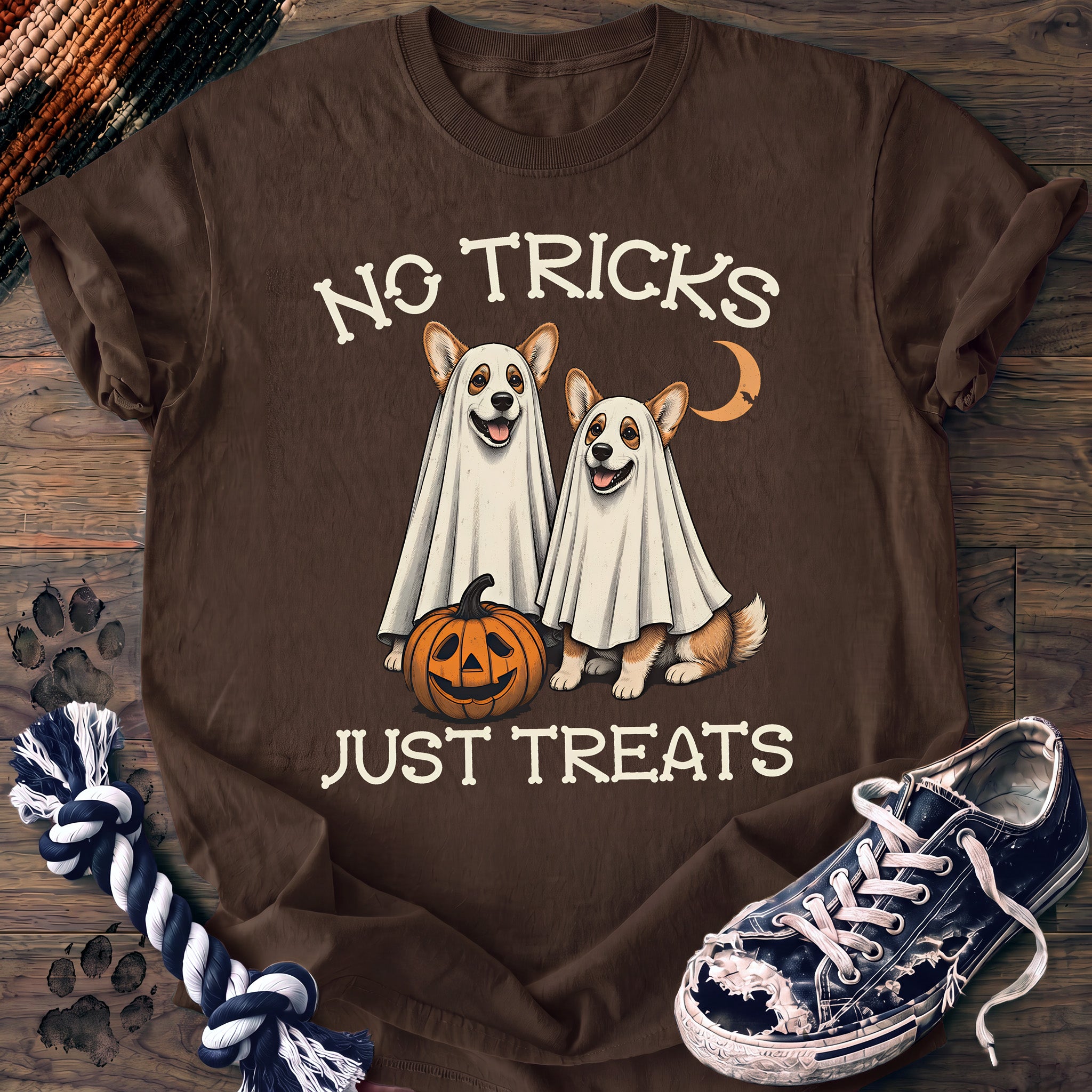 PAWSSION CLUB t-shirt in Espresso color - SKU PC-0559