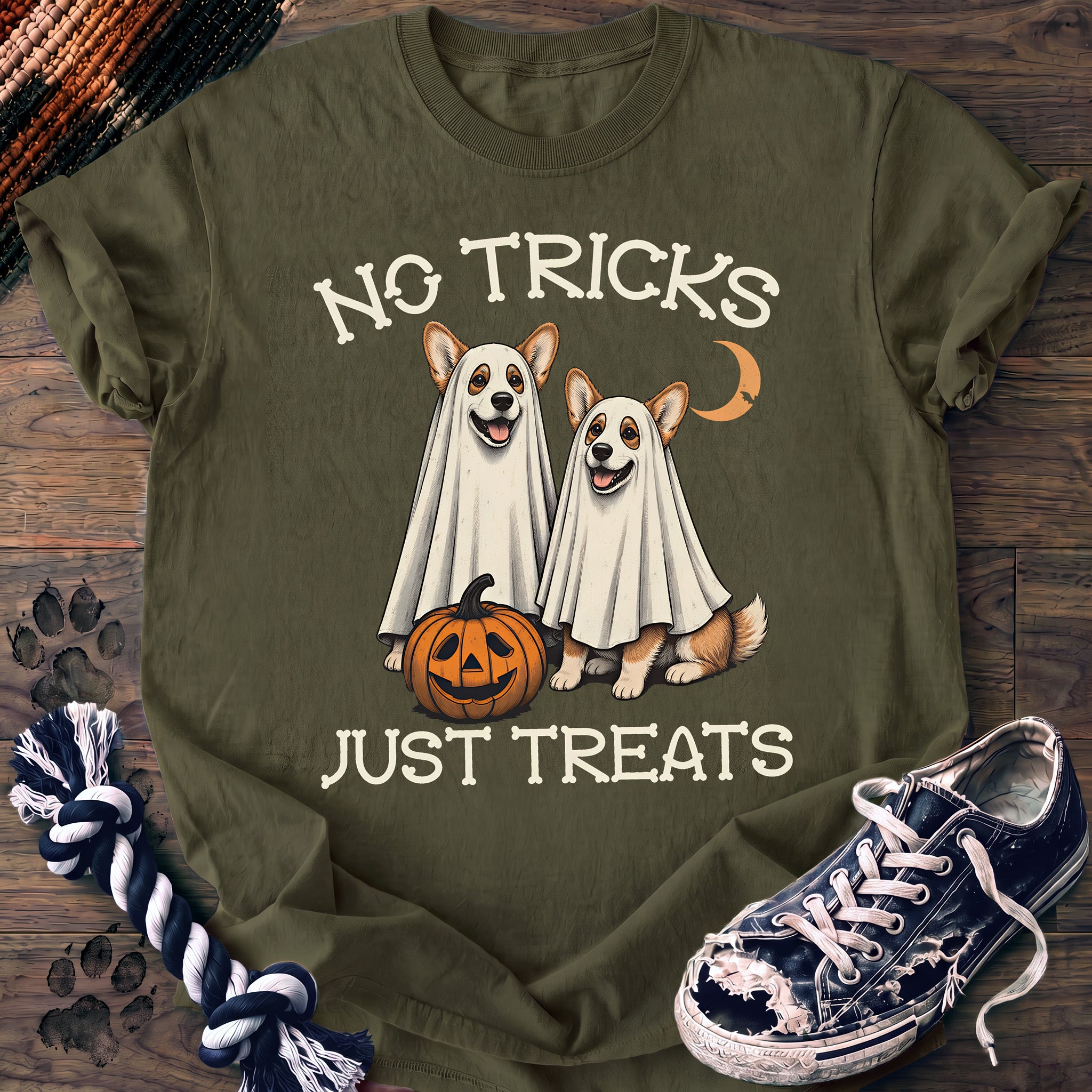 PAWSSION CLUB t-shirt in Moss color - SKU PC-0559