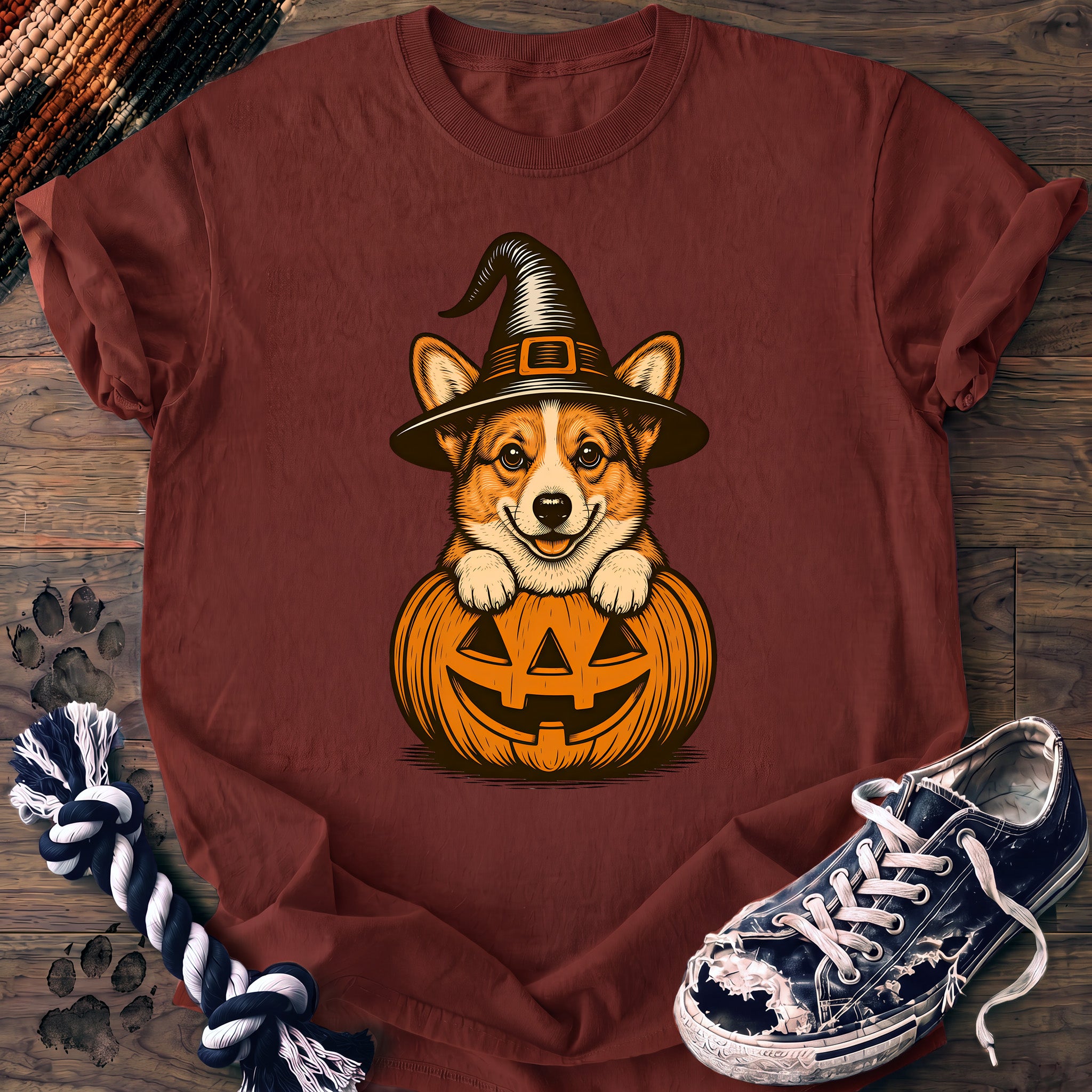 PAWSSION CLUB t-shirt in Brick color - SKU PC-0560